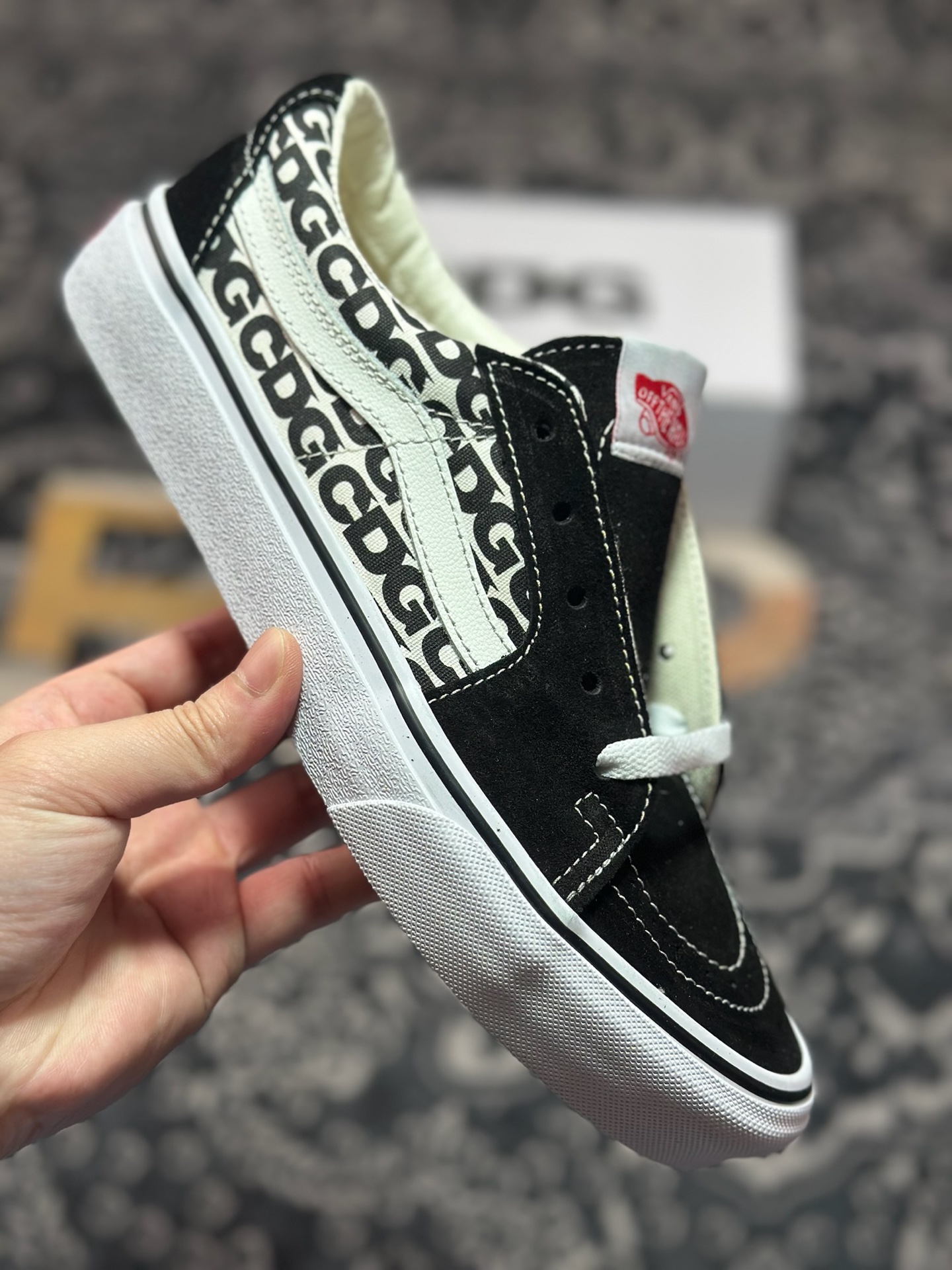 Vans SK8-Low x CDG联名 全新一代 低帮硫化帆布鞋