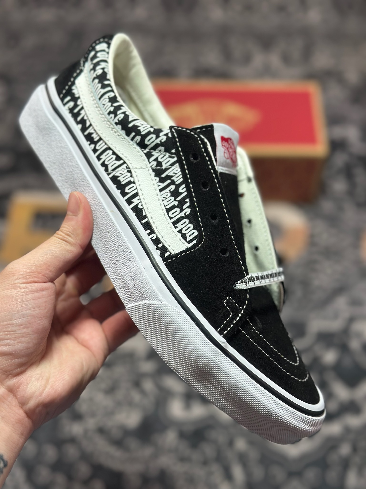 Vans SK8-Low x Fog联名 全新一代 低帮硫化帆布鞋