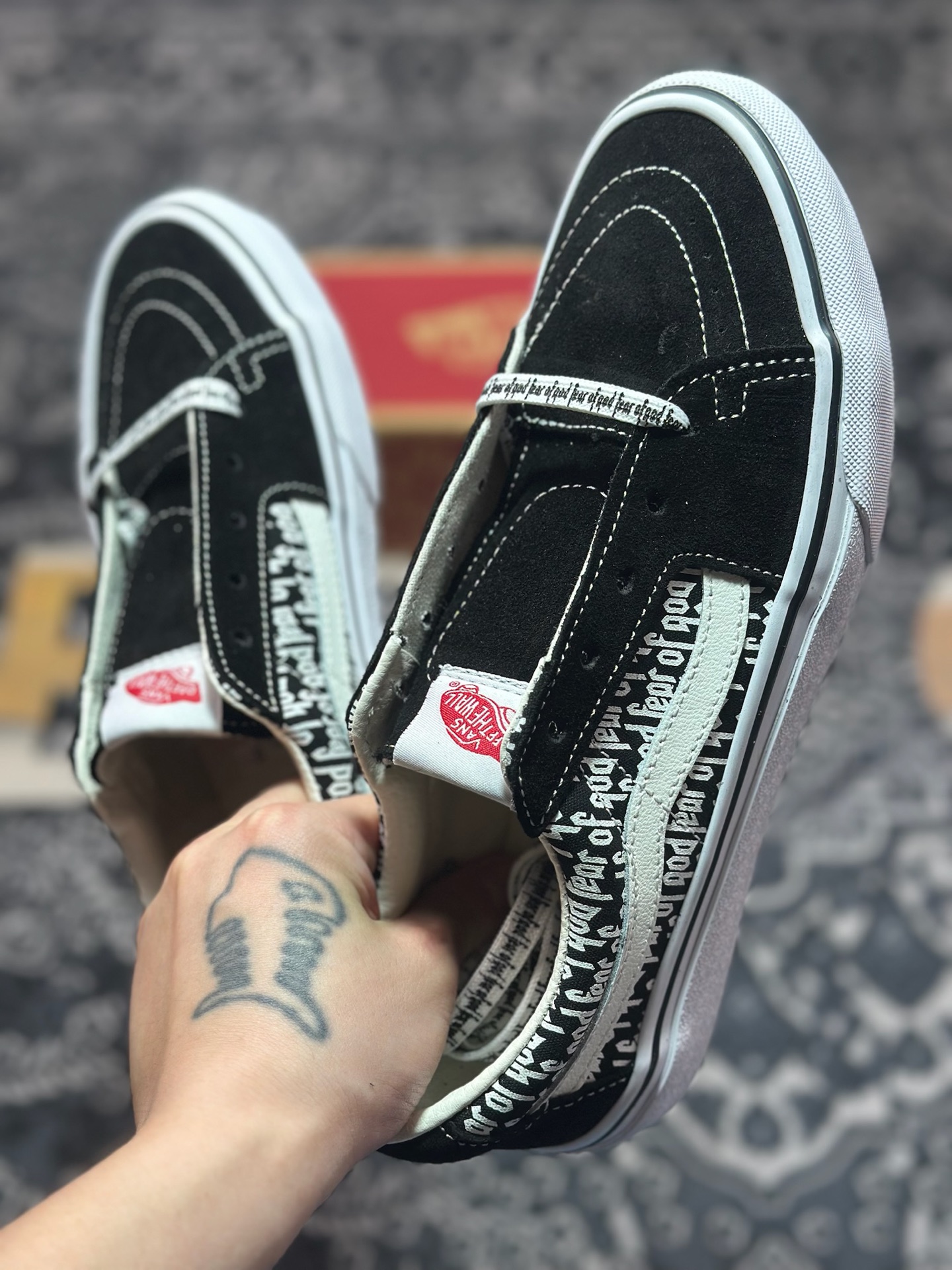 Vans SK8-Low x Fog联名 全新一代 低帮硫化帆布鞋