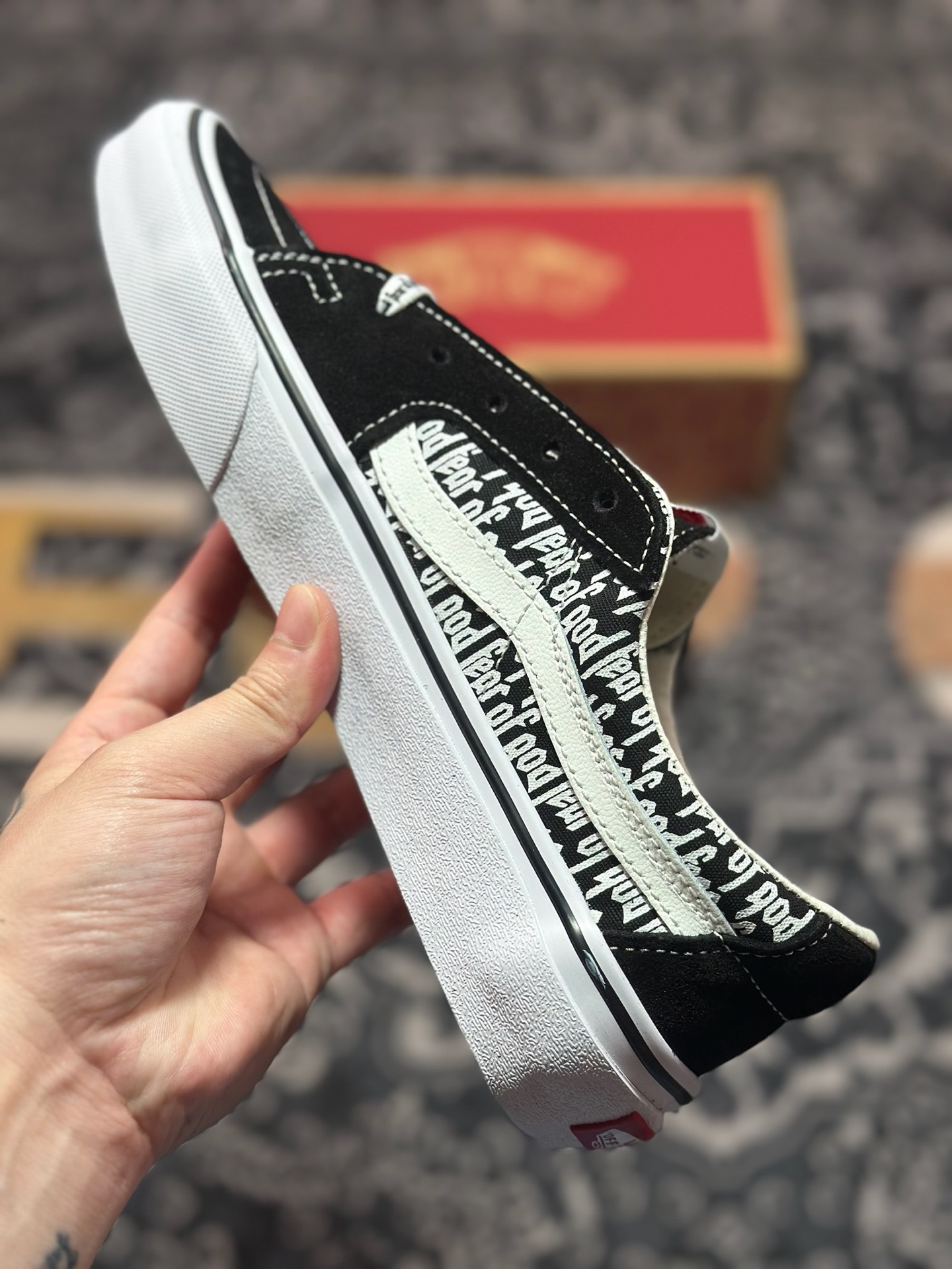 Vans SK8-Low x Fog联名 全新一代 低帮硫化帆布鞋
