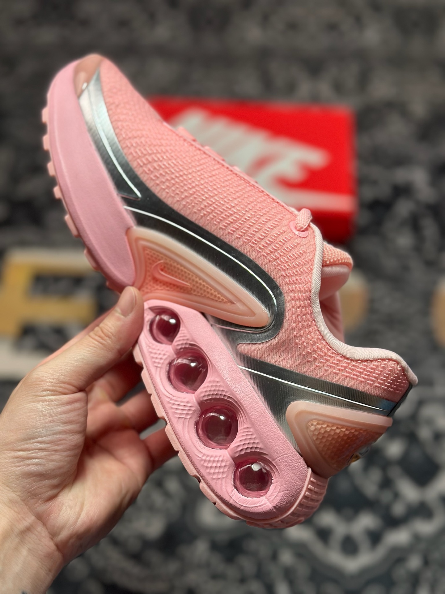 耐克Nike Air Max Dn PremiumDN系列低帮豆荚型气垫百搭休闲运动慢跑鞋“珊瑚橘粉” DV3337-601-Chinese UA Cheap High Quatity Brand Clothes Bags handbags Sneakers wholesale wholesaler seller from China Factory suppliers Fashion Clothing Shoes best Quality Beautiful Price 耐克Nike Air Max Dn PremiumDN系列低帮豆荚型气垫百搭休闲运动慢跑鞋“珊瑚橘粉” DV3337-601