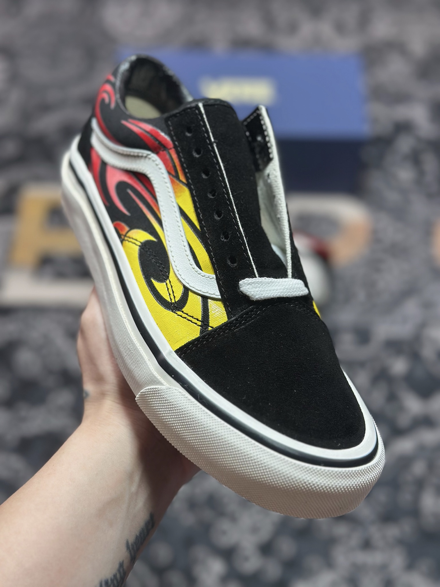 0 Vans Premium Old Skool 舒适百搭 防滑减震 休闲硫化板鞋  VN000D56458 VN000D56MCG