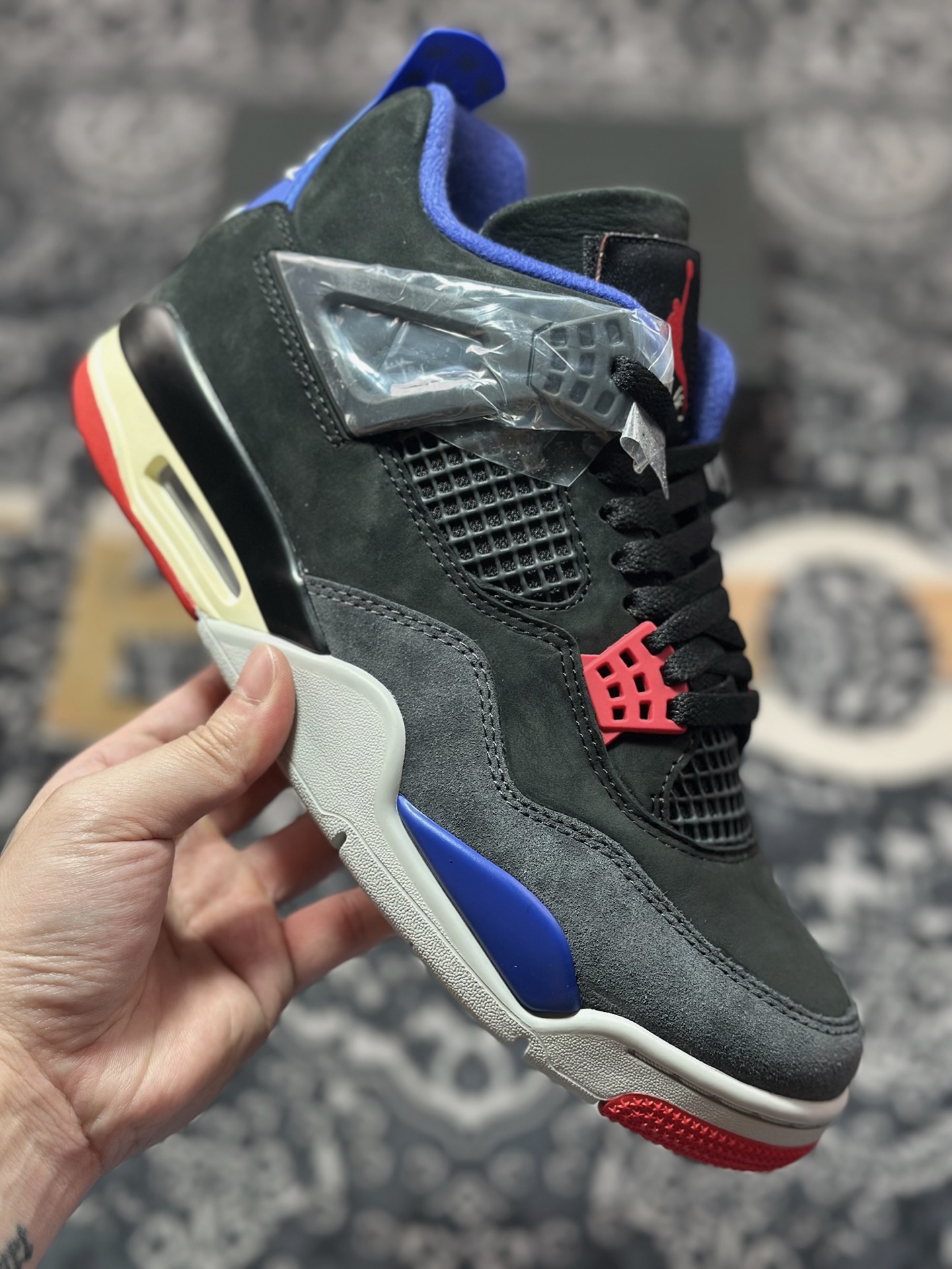 优选 原装级别 纯原版本 Air Jordan 4 Rare Air ”Laser” 黑灰 FV5029-003