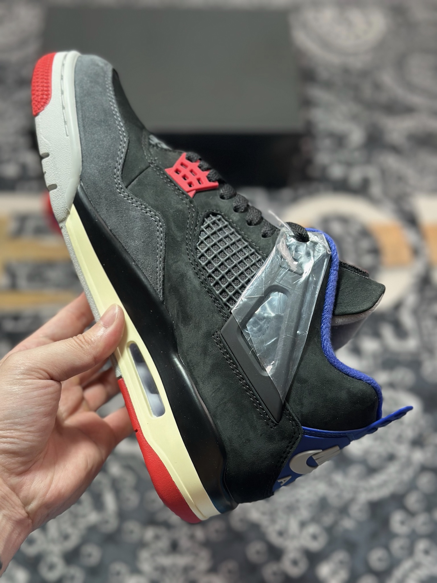 优选 原装级别 纯原版本 Air Jordan 4 Rare Air ”Laser” 黑灰 FV5029-003