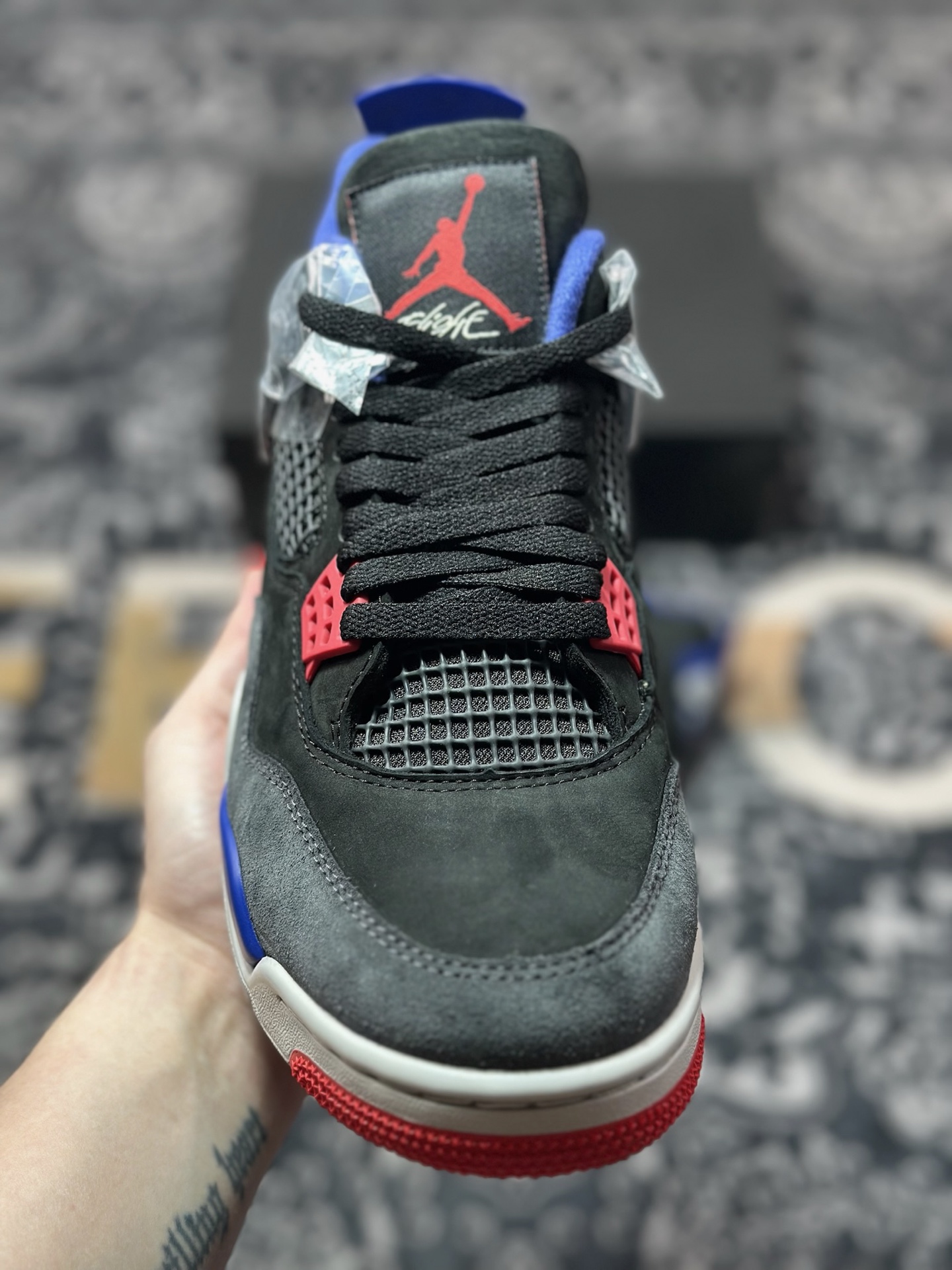 优选 原装级别 纯原版本 Air Jordan 4 Rare Air ”Laser” 黑灰 FV5029-003