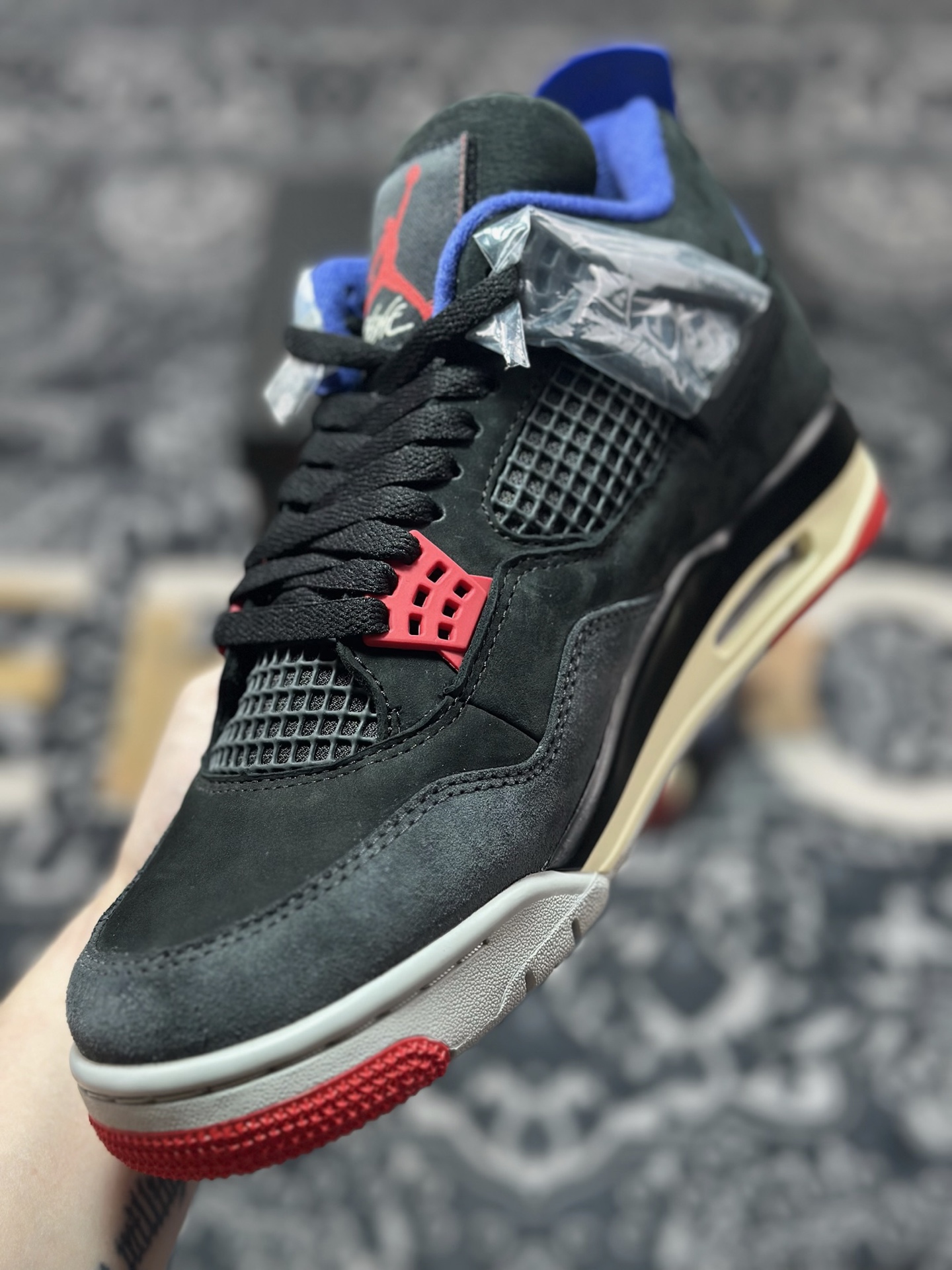 优选 原装级别 纯原版本 Air Jordan 4 Rare Air ”Laser” 黑灰 FV5029-003
