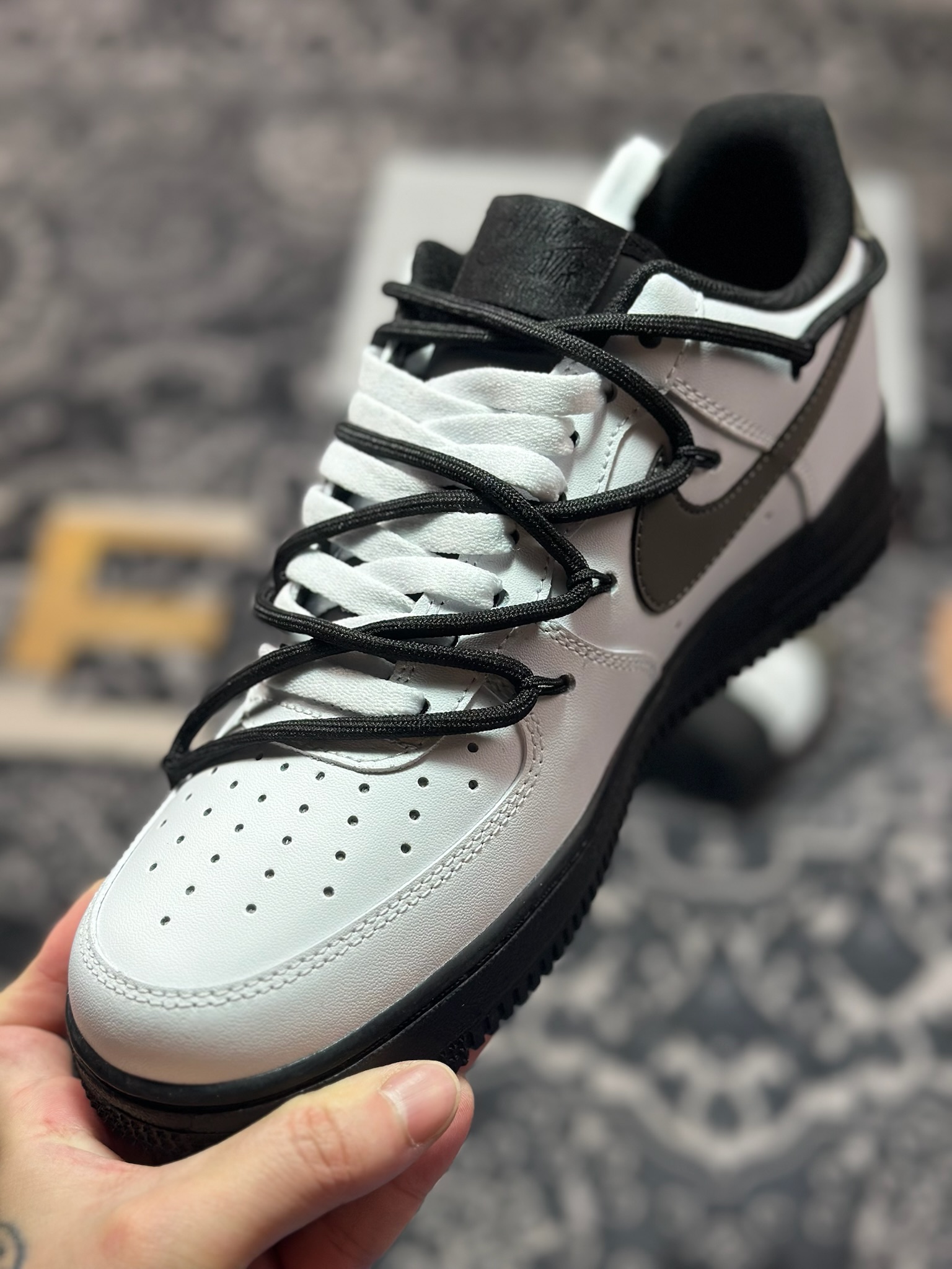 原装级别 Nike Air Force 1 Low 07 沙砾 皮革 奢香水榭 白武士 ZH0316-086