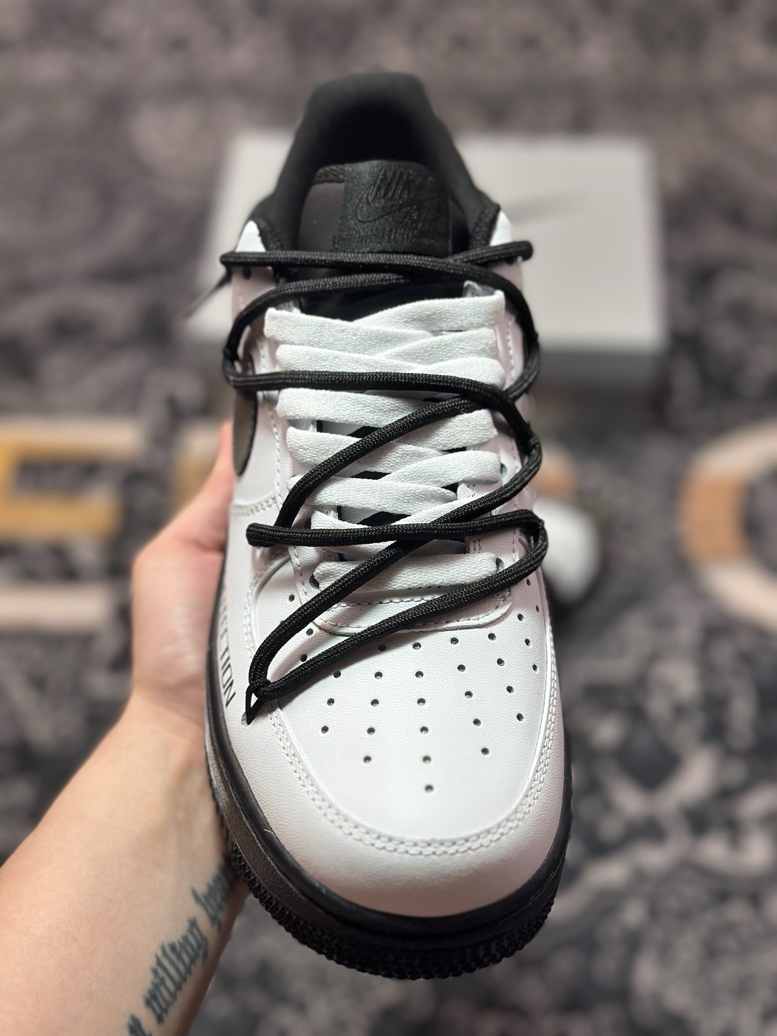 原装级别 Nike Air Force 1 Low 07 沙砾 皮革 奢香水榭 白武士 ZH0316-086