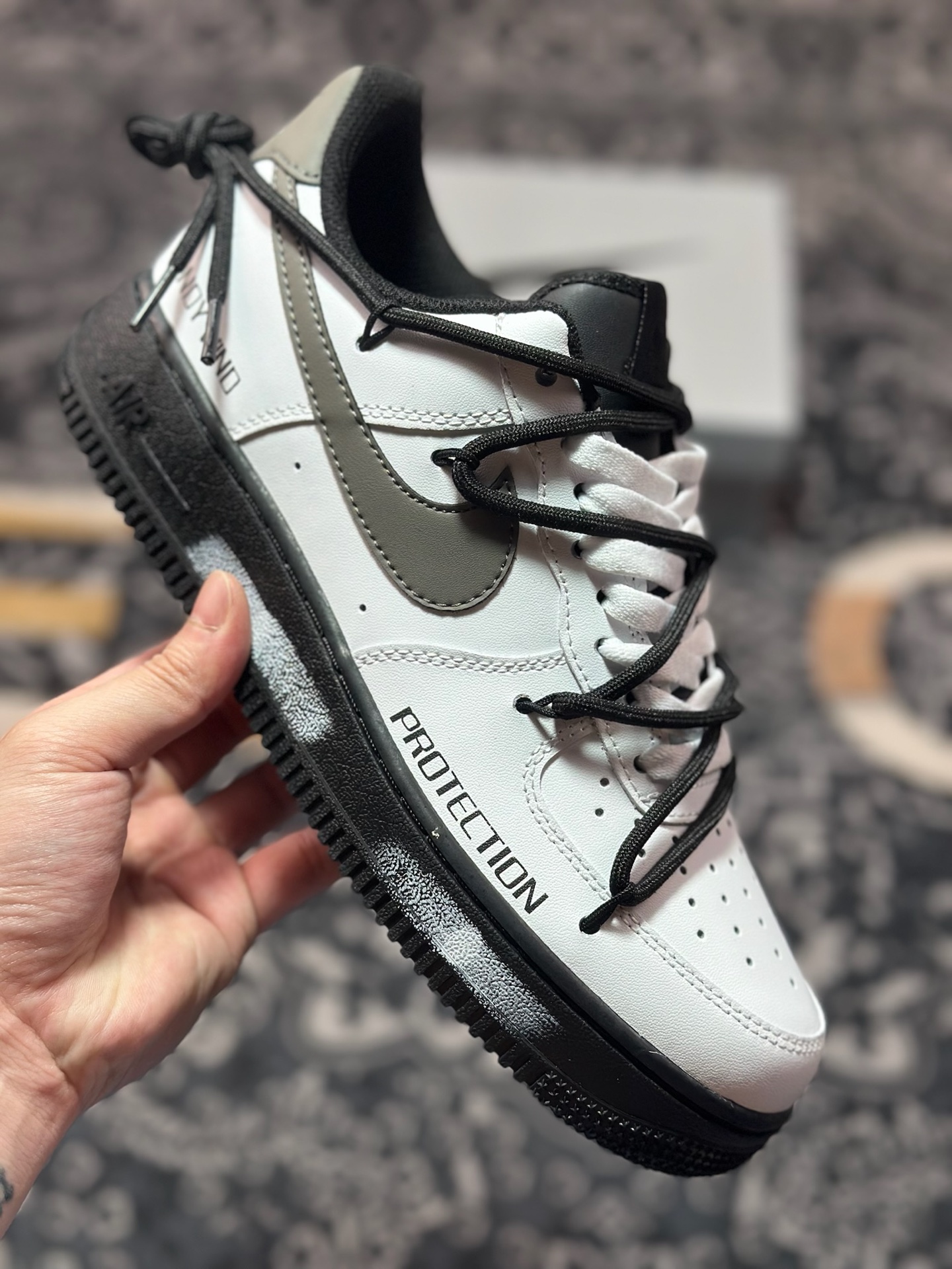原装级别 Nike Air Force 1 Low 07 沙砾 皮革 奢香水榭 白武士 ZH0316-086
