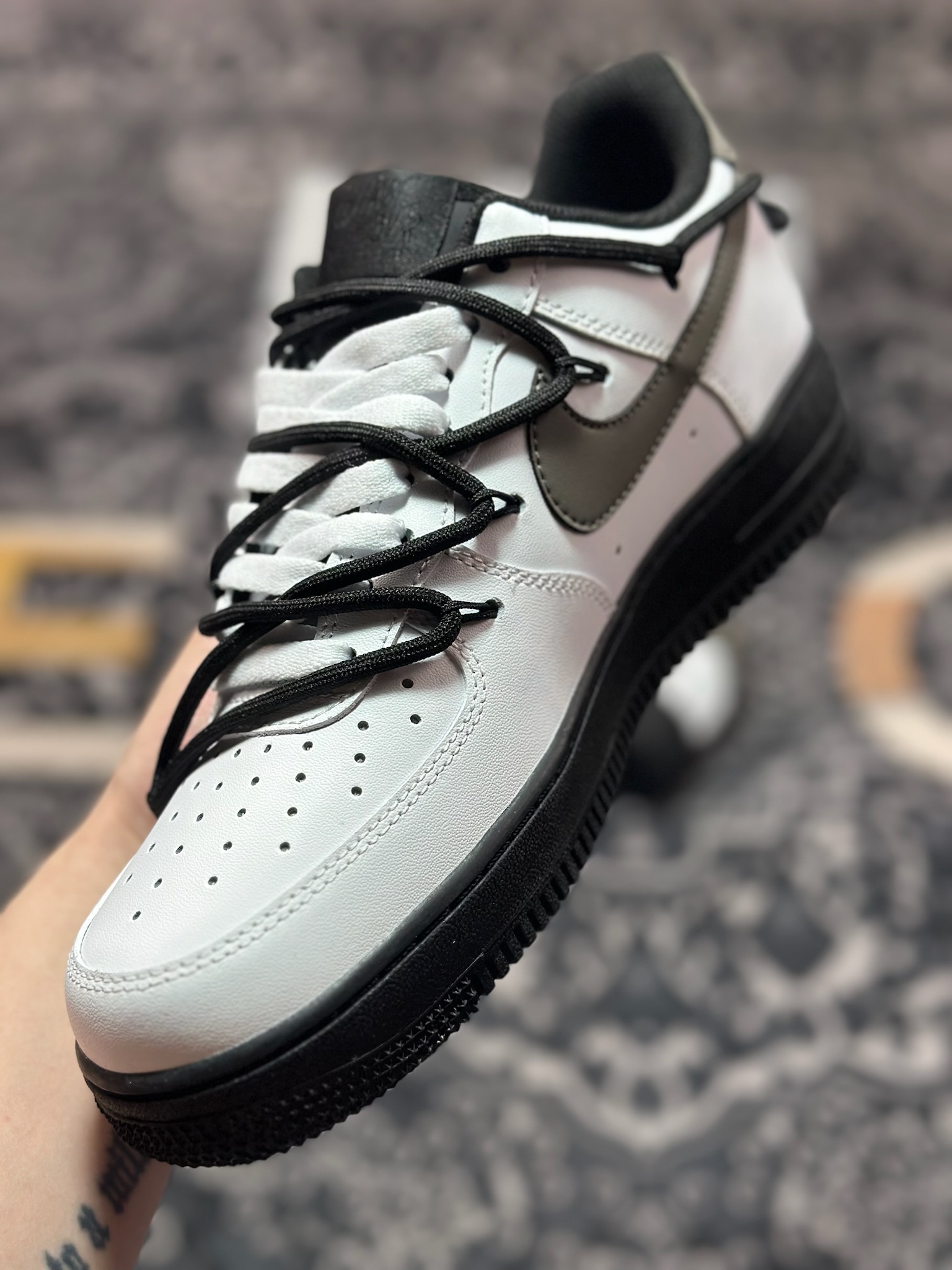 原装级别 Nike Air Force 1 Low 07 沙砾 皮革 奢香水榭 白武士 ZH0316-086