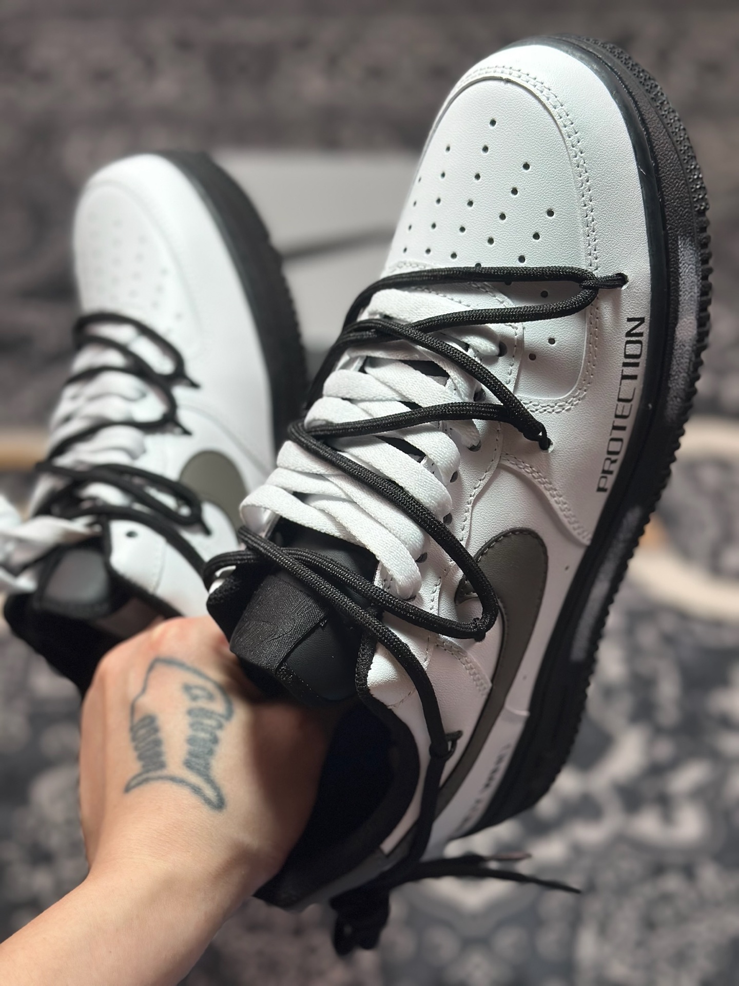 原装级别 Nike Air Force 1 Low 07 沙砾 皮革 奢香水榭 白武士 ZH0316-086