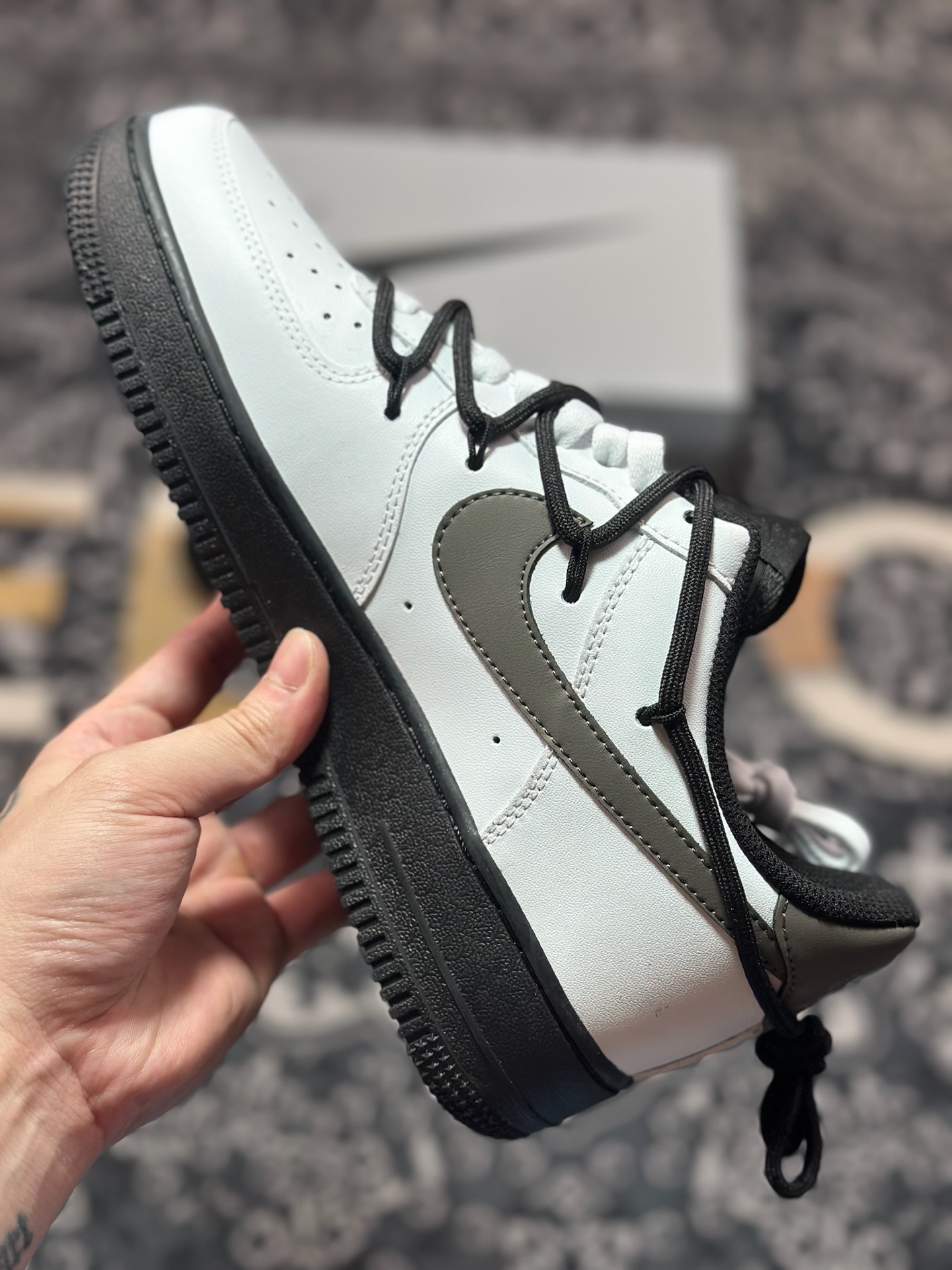 原装级别 Nike Air Force 1 Low 07 沙砾 皮革 奢香水榭 白武士 ZH0316-086