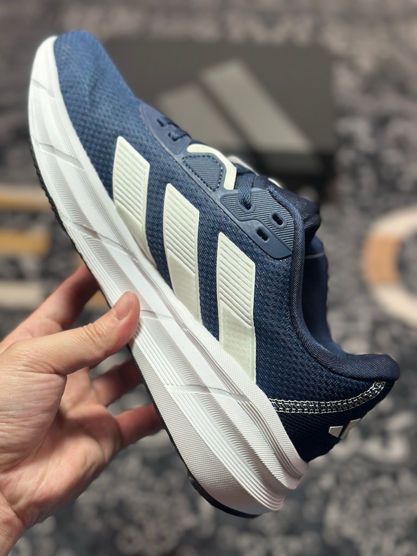 原装级别 adidas galaxy 7 GALAXY 7 舒适柔软防滑耐磨 低帮跑步鞋 ID8773