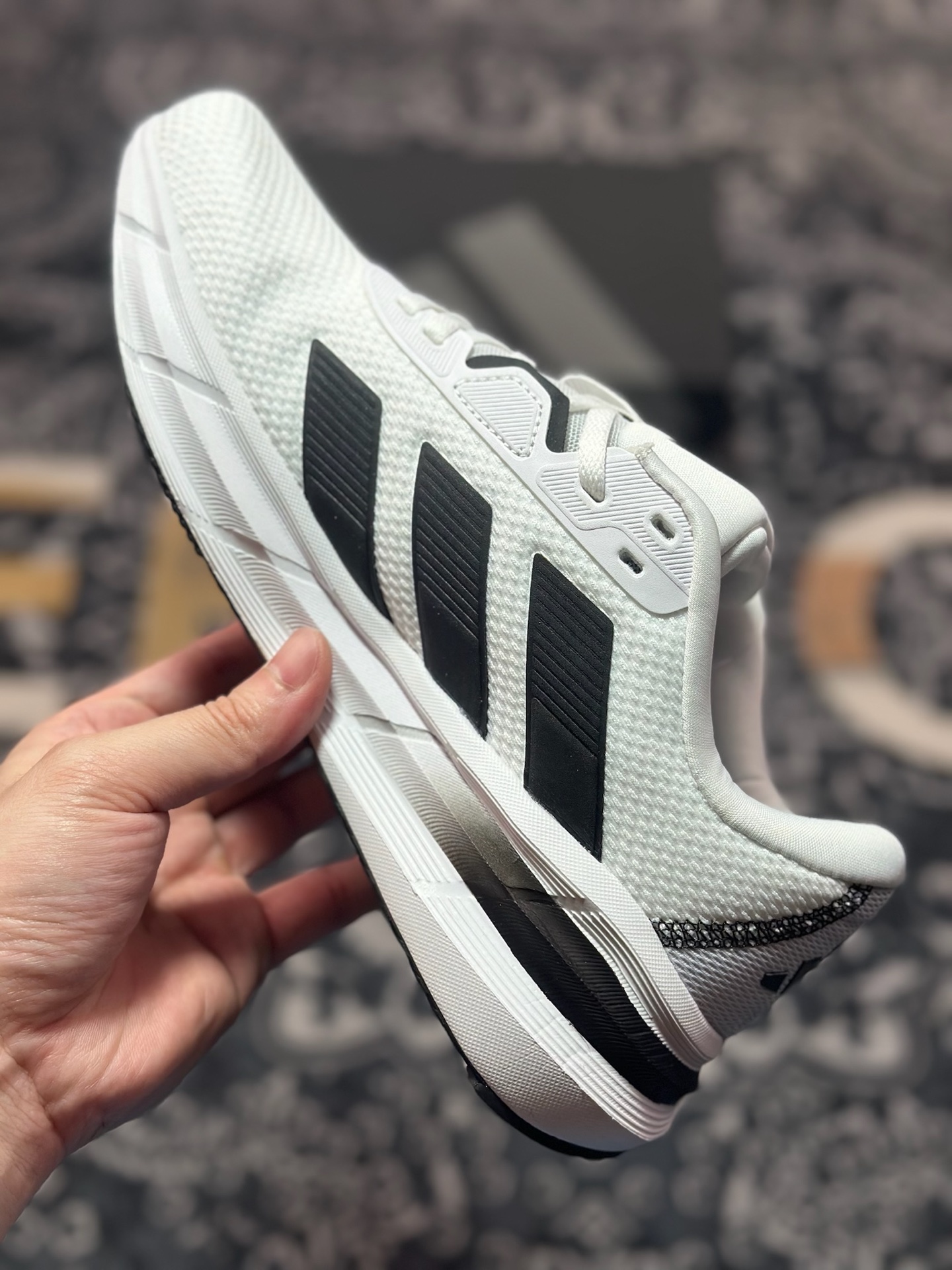 原装级别 adidas galaxy 7 GALAXY 7 舒适柔软防滑耐磨 低帮跑步鞋 ID8858