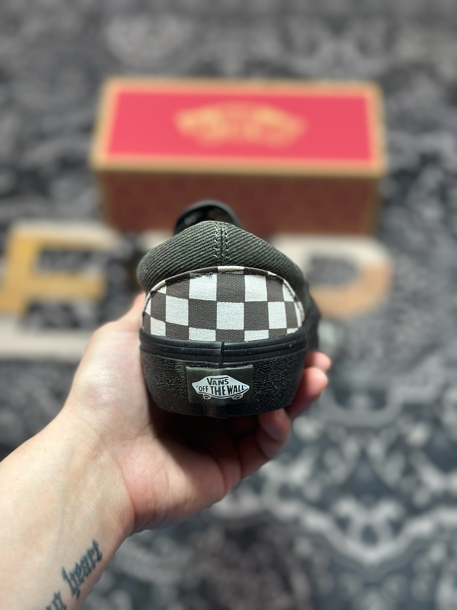 Vainl Archive x Vans Slip-On 牛仔一脚蹬 联名款 休闲低帮板鞋 VN000BVZRUX1