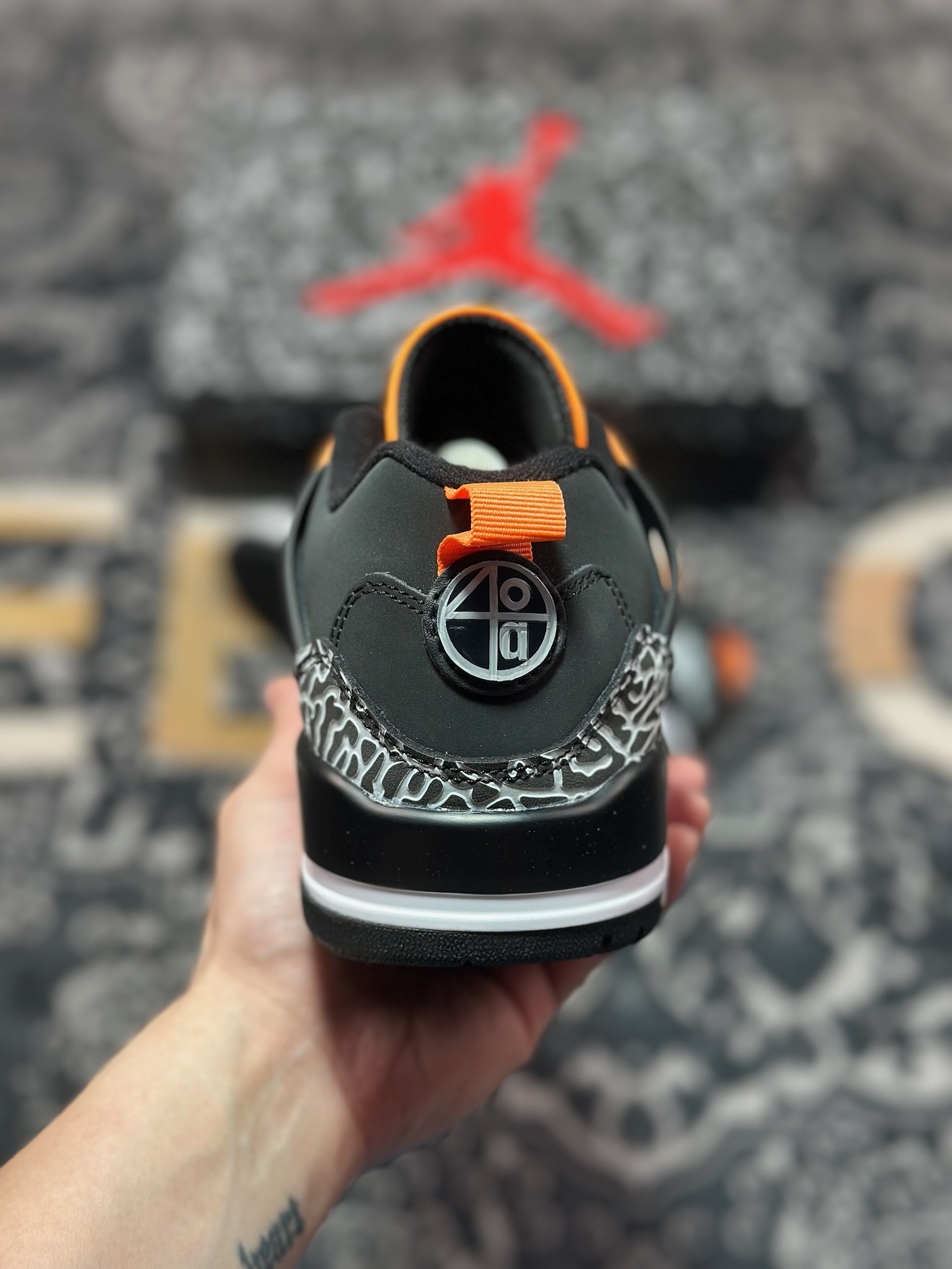 原装级别 Jordan Spizike Low AJ 乔丹合体元素 黑灰配色 文化休闲板鞋 FQ1759-008