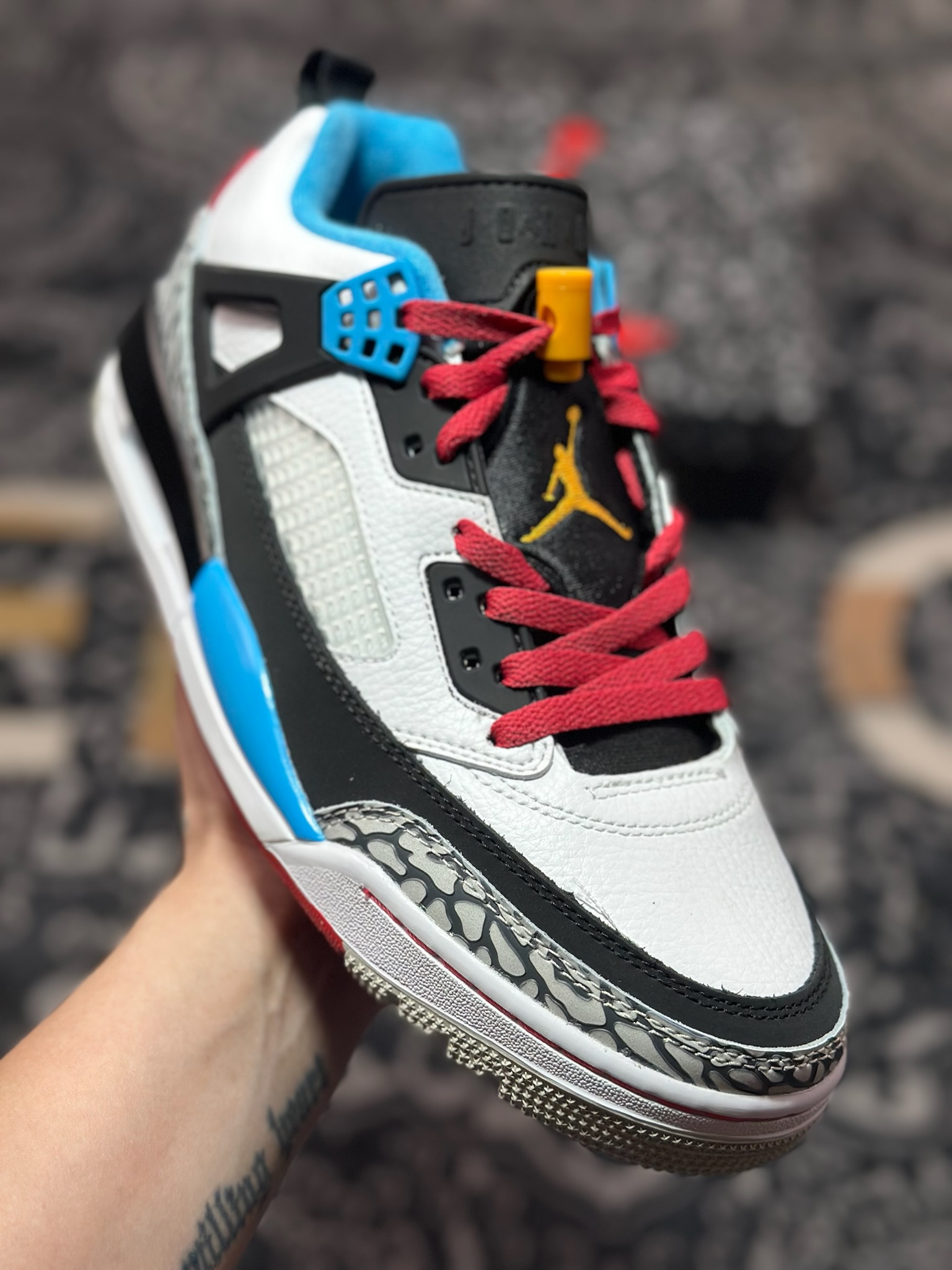 原装级别 Jordan Spizike Low AJ 乔丹合体元素 复古蓝配色 文化休闲板鞋 IM7425-004