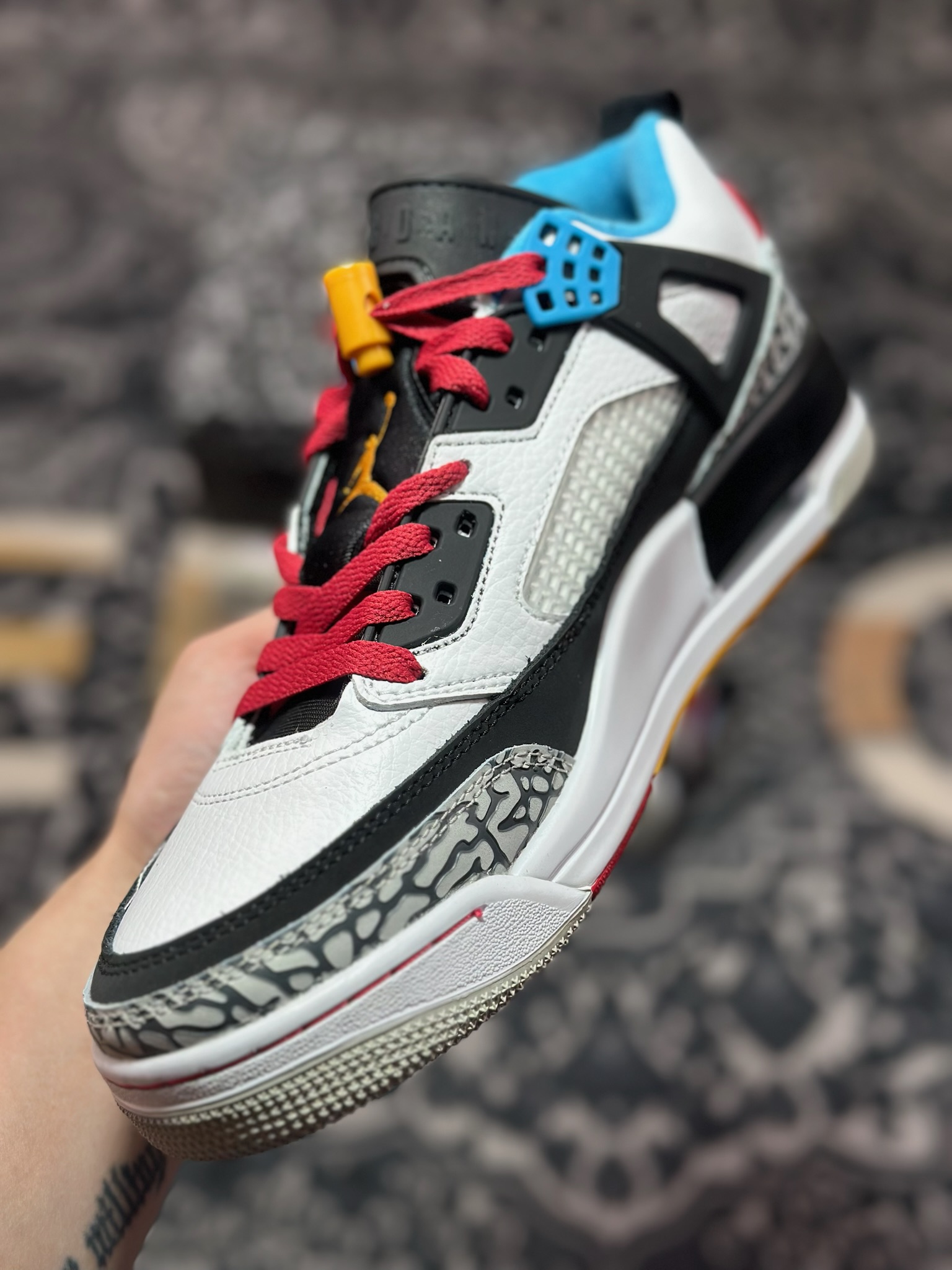 原装级别 Jordan Spizike Low AJ 乔丹合体元素 复古蓝配色 文化休闲板鞋 IM7425-004