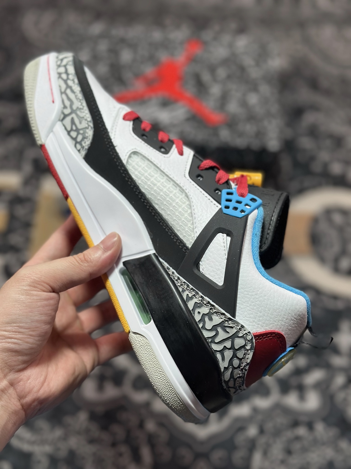 原装级别 Jordan Spizike Low AJ 乔丹合体元素 复古蓝配色 文化休闲板鞋 IM7425-004