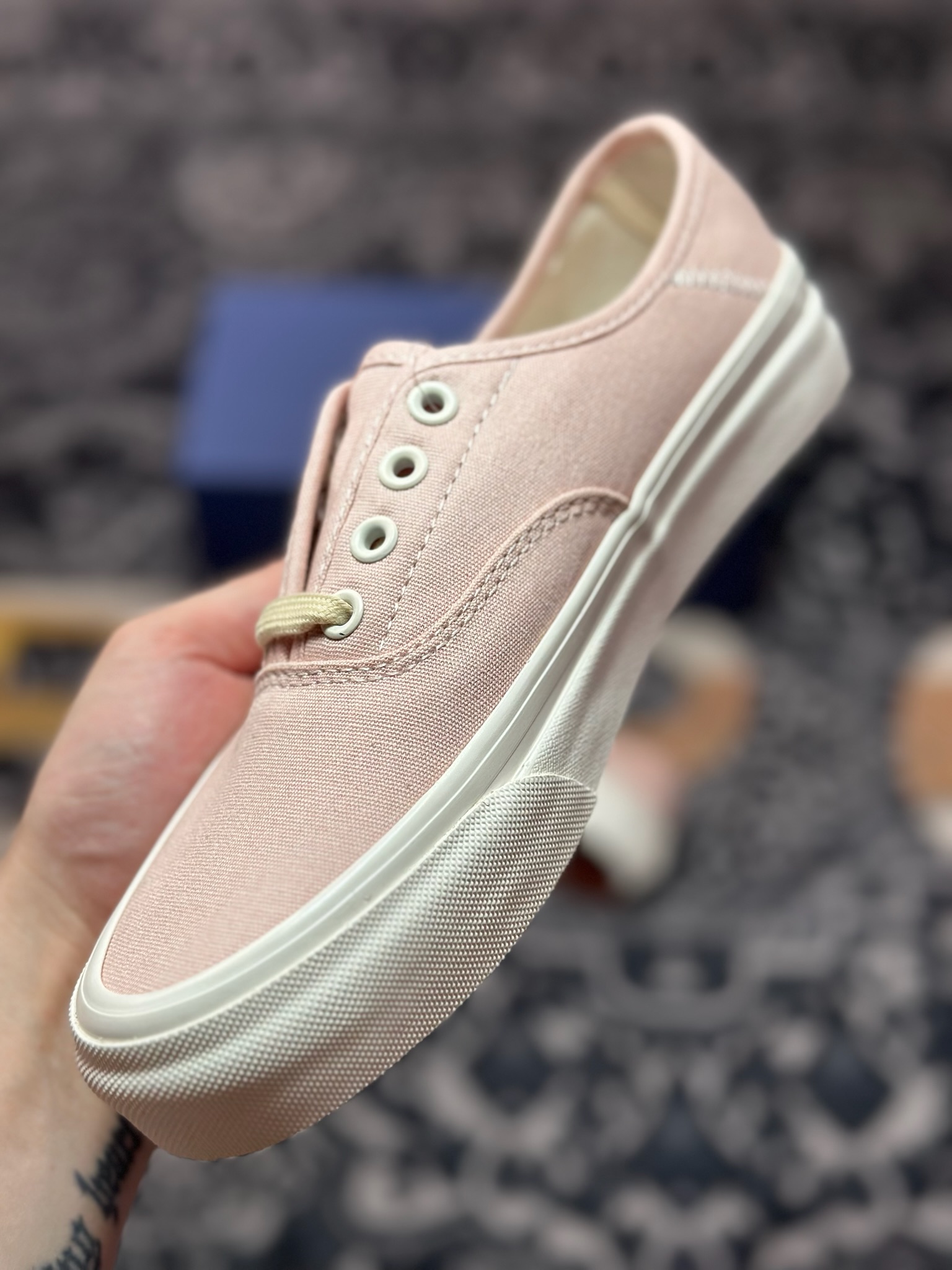 A1130 Vans Authentic 44 Premium 粉色 万斯官方 舒适简约时尚低帮帆布鞋 VN000D4YFBM