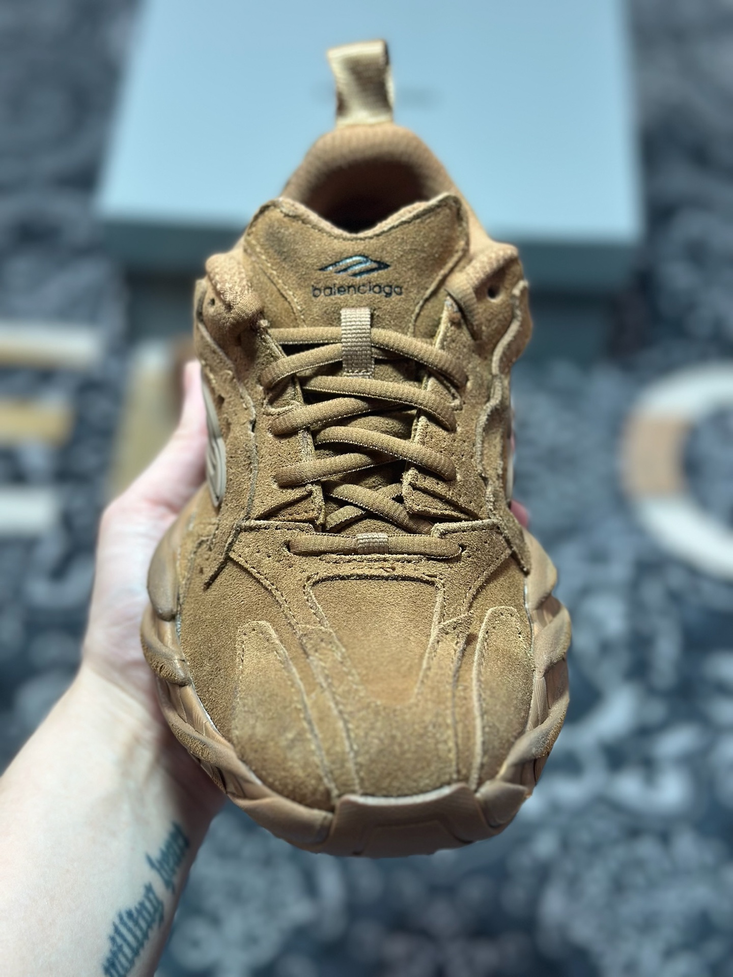 C8440 优选 原装级别# Balenciaga 巴黎世家 MONDAY 纯原大厂 做旧休闲运动鞋