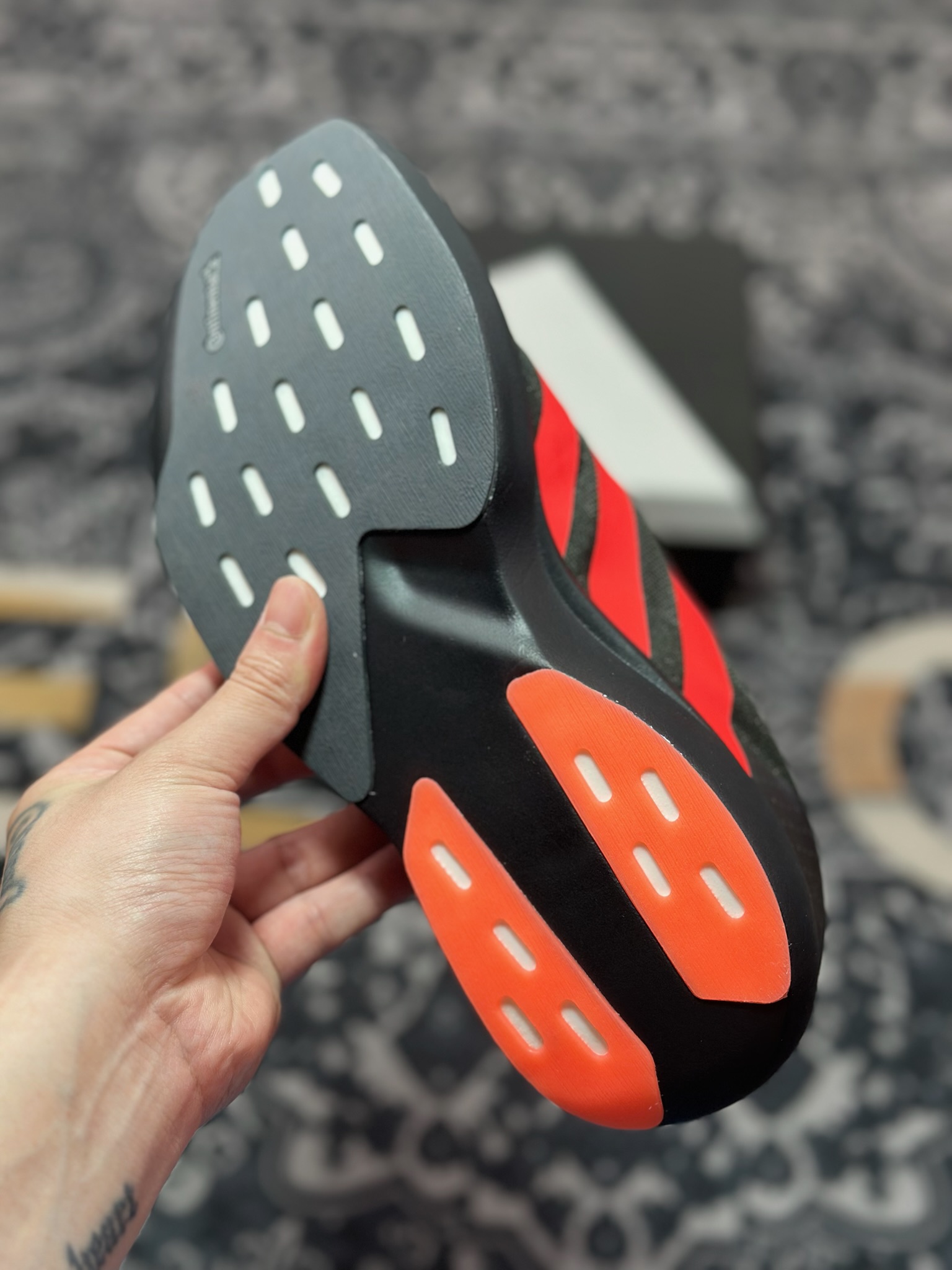 B2260 优选 原装级别 PK纯原 AD Adizero Evo SL M 白黑零度系列马拉松轻量竞速运动跑鞋黑白 JR3414