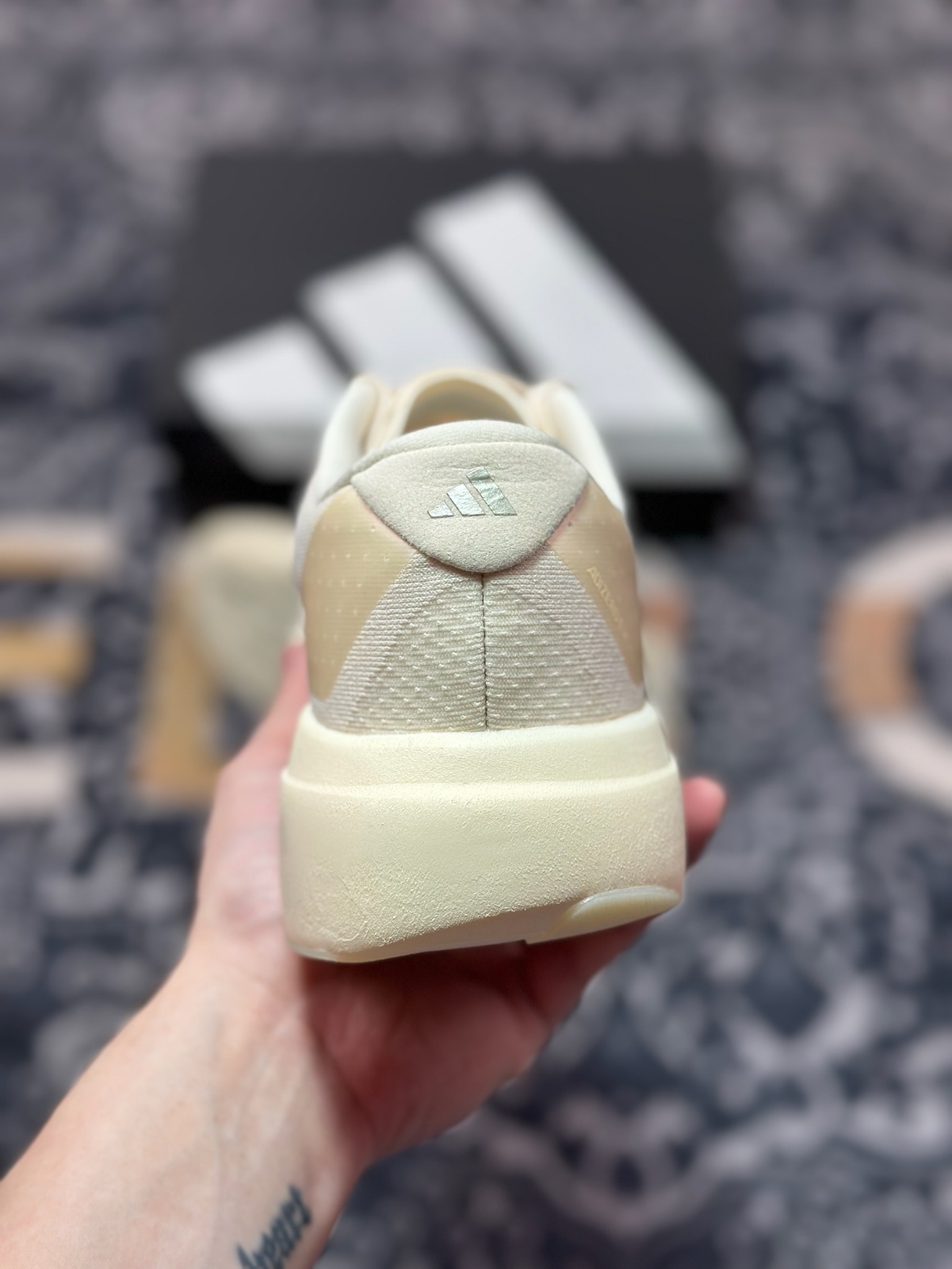 B2260 优选 原装级别 PK纯原 AD Adizero Evo SL M 白黑零度系列马拉松轻量竞速运动跑鞋黑白 JR5841