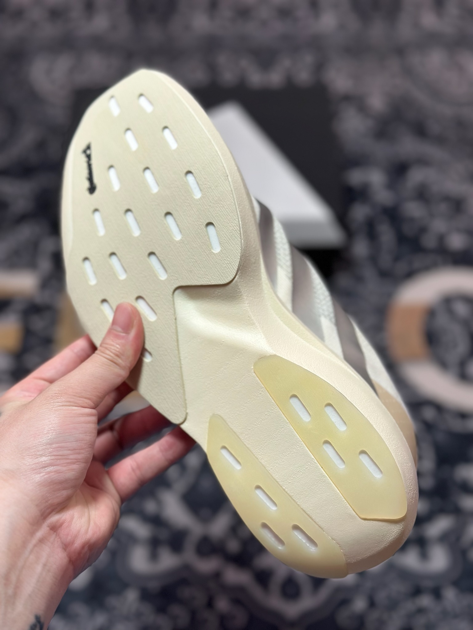 B2260 优选 原装级别 PK纯原 AD Adizero Evo SL M 白黑零度系列马拉松轻量竞速运动跑鞋黑白 JR5841