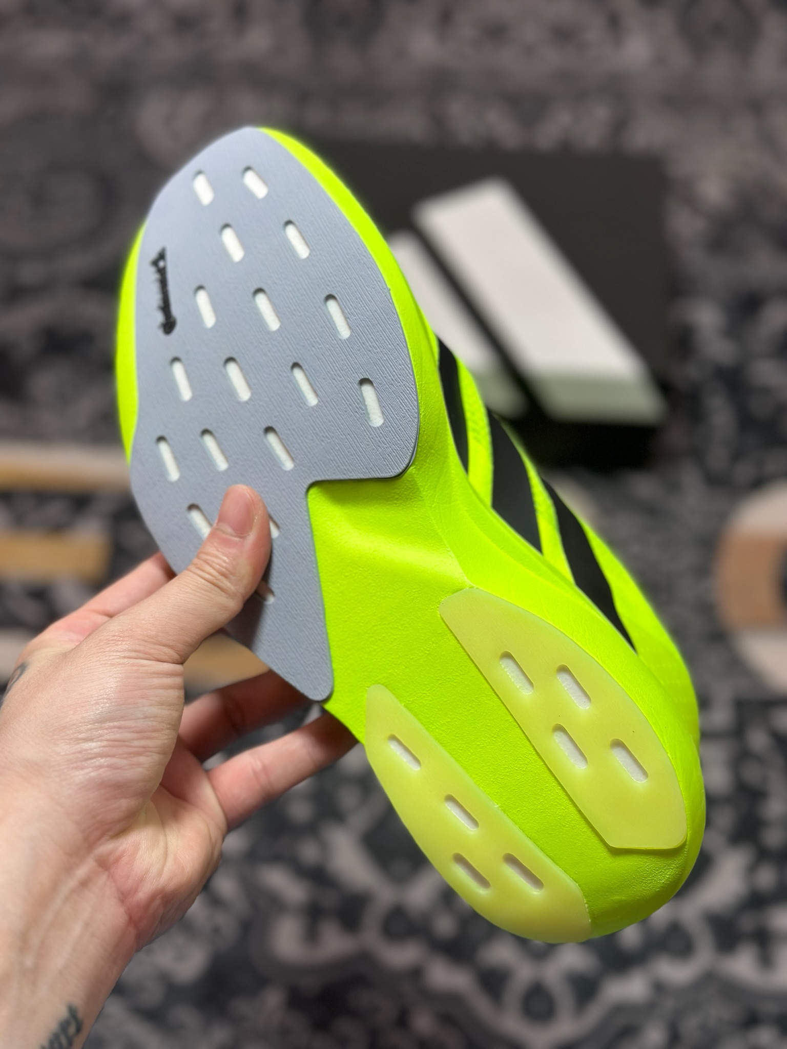 B2260 优选 原装级别 PK纯原 AD Adizero Evo SL M 白黑零度系列马拉松轻量竞速运动跑鞋黑白 JP3416