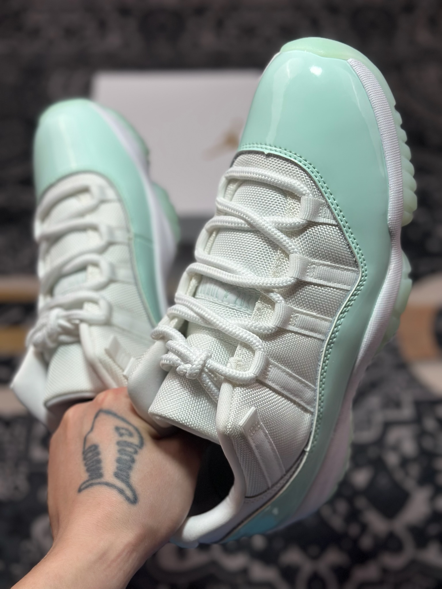 B4280 原厂级别 Jordan Air Jordan 11 薄荷绿 AH7860-103