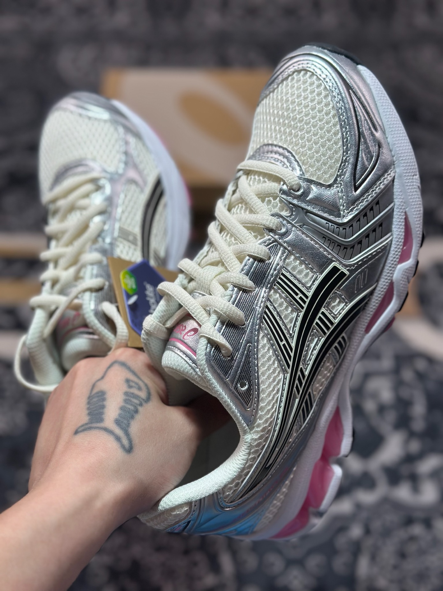 B5280 优选 原装级别 纯原 Asics 亚瑟士 GEL-Kayano 14 低帮运动休闲跑步鞋 1203A537-103