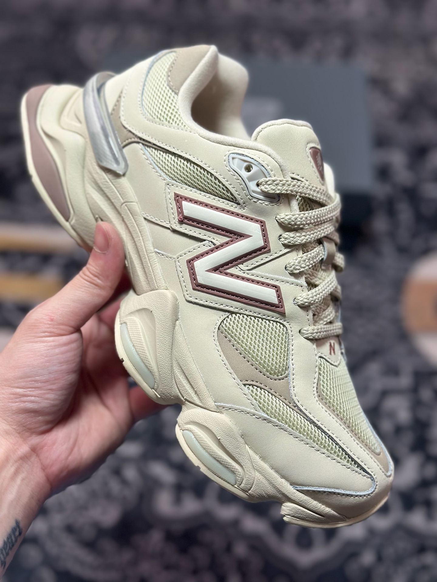 A8220 原装级别 New Balance NB9060 复古休闲运动杏白枣红 U9060ZGC