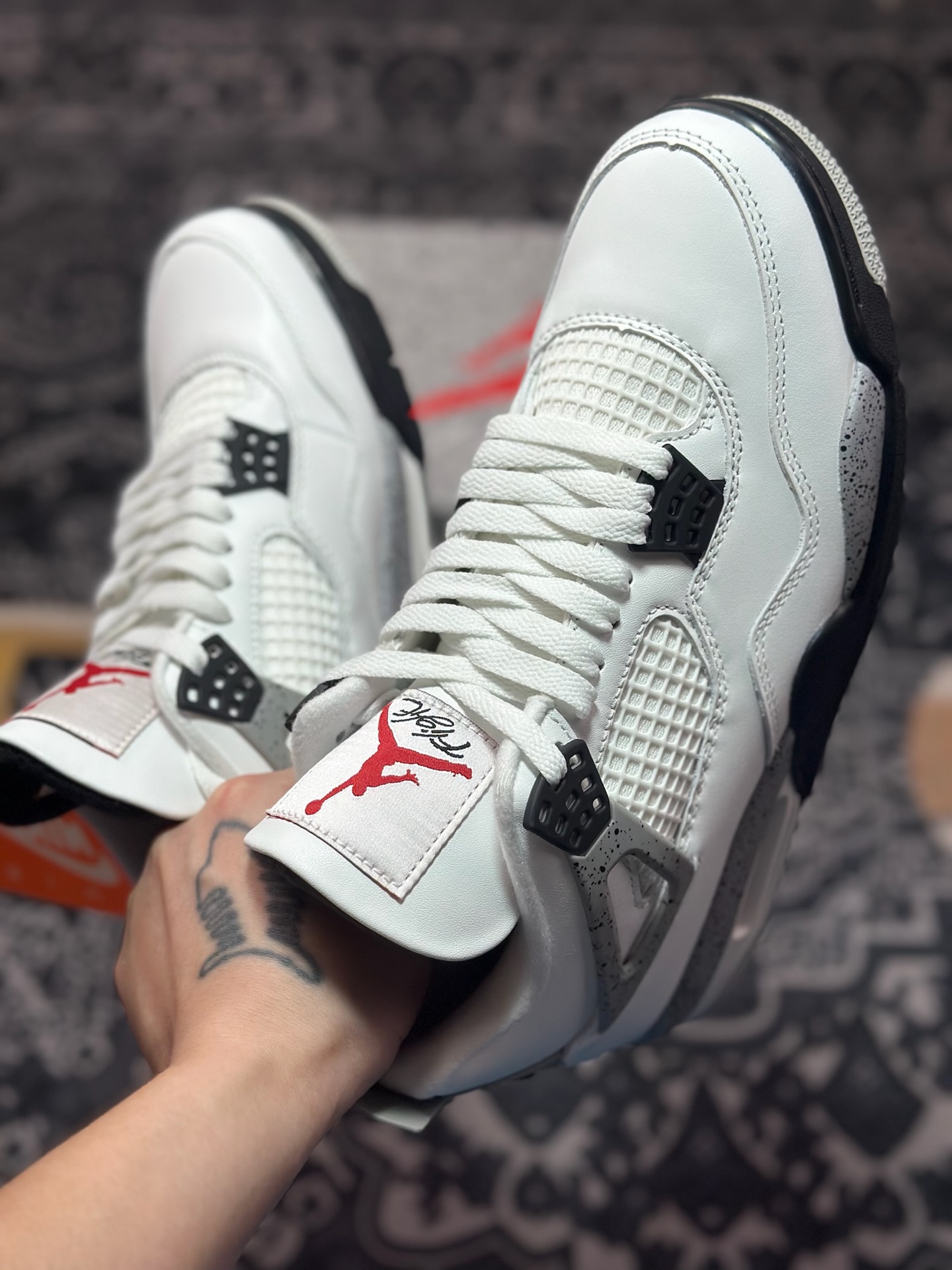 C4380 原装级别 Air Jordan 4 OG ”White Cement ” 白水泥 FV5029-100-Chinese UA Cheap High Quatity Brand Clothes Bags handbags Sneakers wholesale wholesaler seller from China Factory suppliers Fashion Clothing Shoes best Quality Beautiful Price C4380 原装级别 Air Jordan 4 OG ”White Cement ” 白水泥 FV5029-100