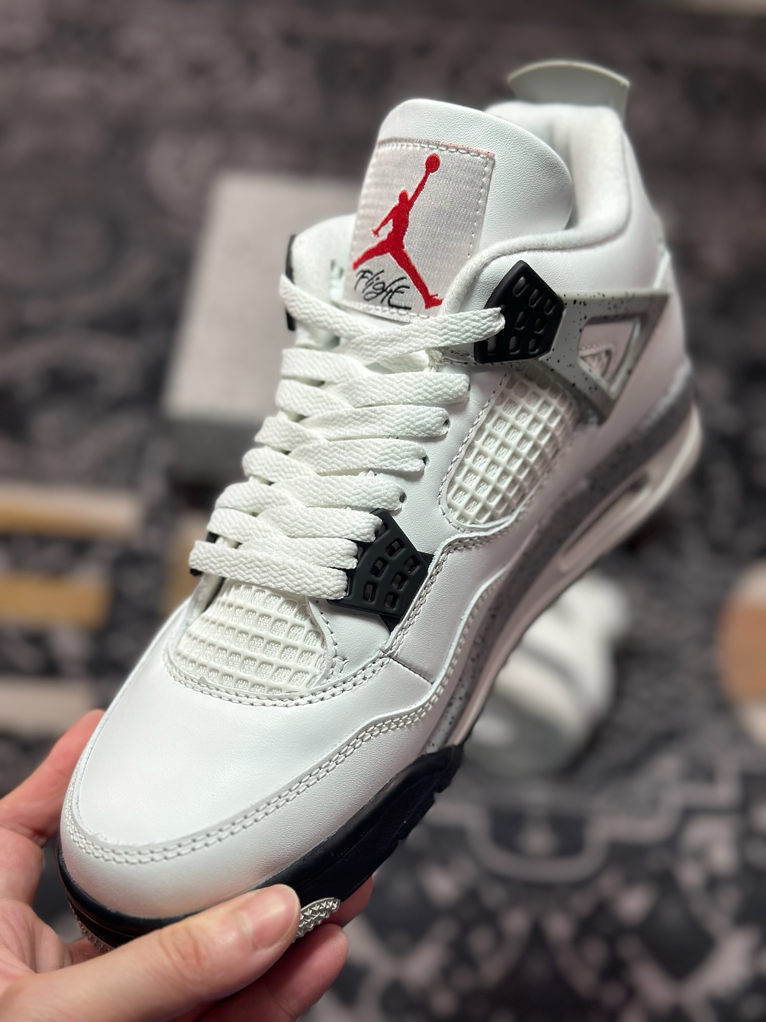 C4380 原装级别 Air Jordan 4 OG ”White Cement ” 白水泥 FV5029-100-Chinese UA Cheap High Quatity Brand Clothes Bags handbags Sneakers wholesale wholesaler seller from China Factory suppliers Fashion Clothing Shoes best Quality Beautiful Price C4380 原装级别 Air Jordan 4 OG ”White Cement ” 白水泥 FV5029-100