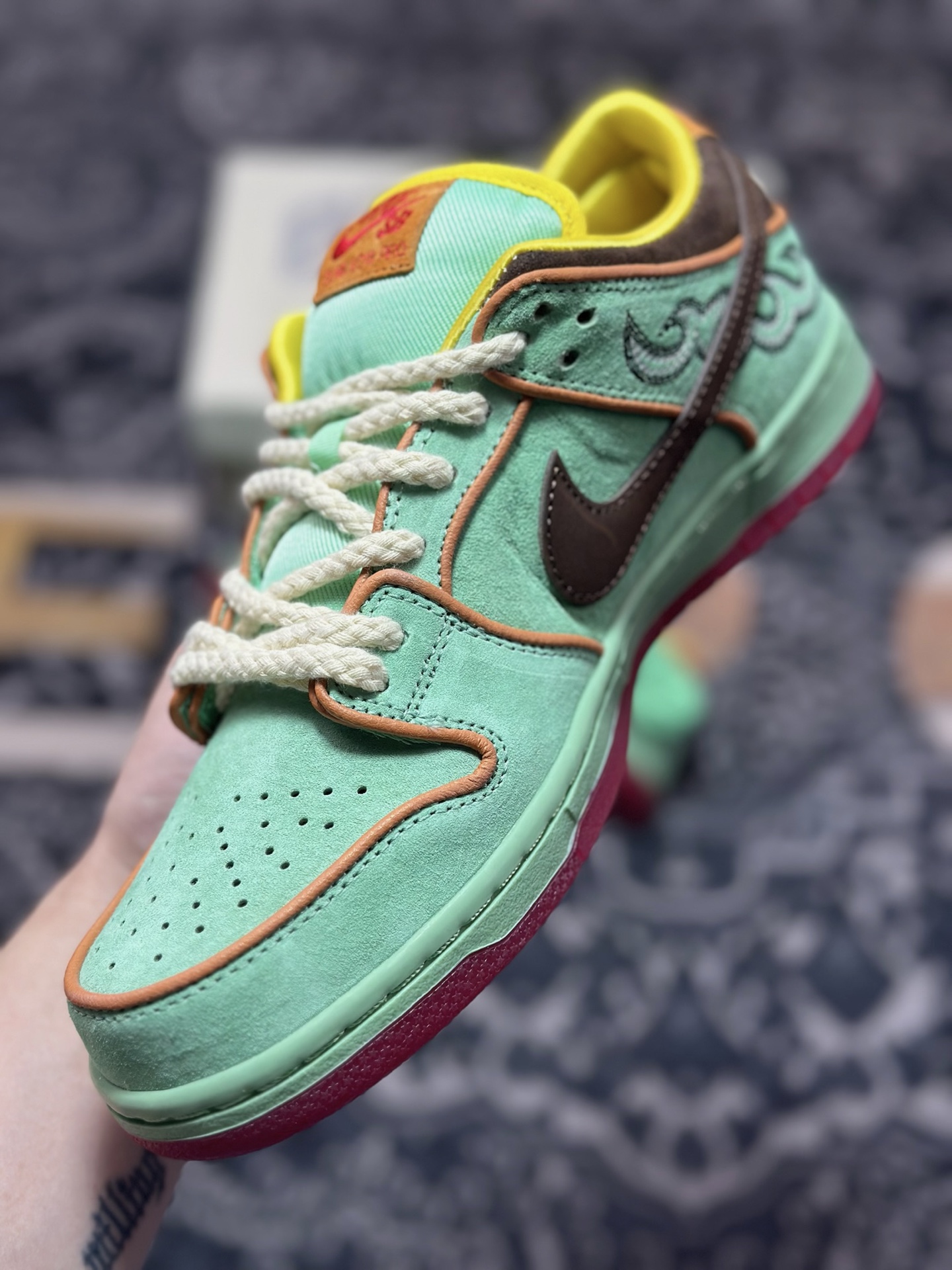 C2360 Nike SB Dunk Low ”Tourmaline” 黑人月 低帮休闲滑板鞋 HF3058-300