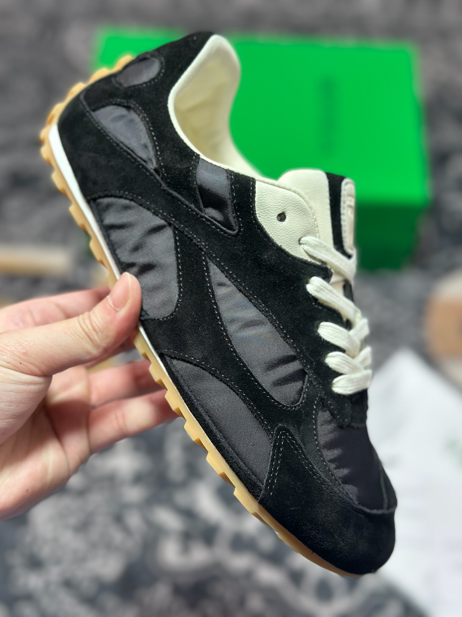 B9360 原装级别 Bottega Veneta 葆蝶家BV最新款Orbit Flash系列 情侣款 复古 芭蕾舞 休闲 运动鞋 跑步 阿甘鞋