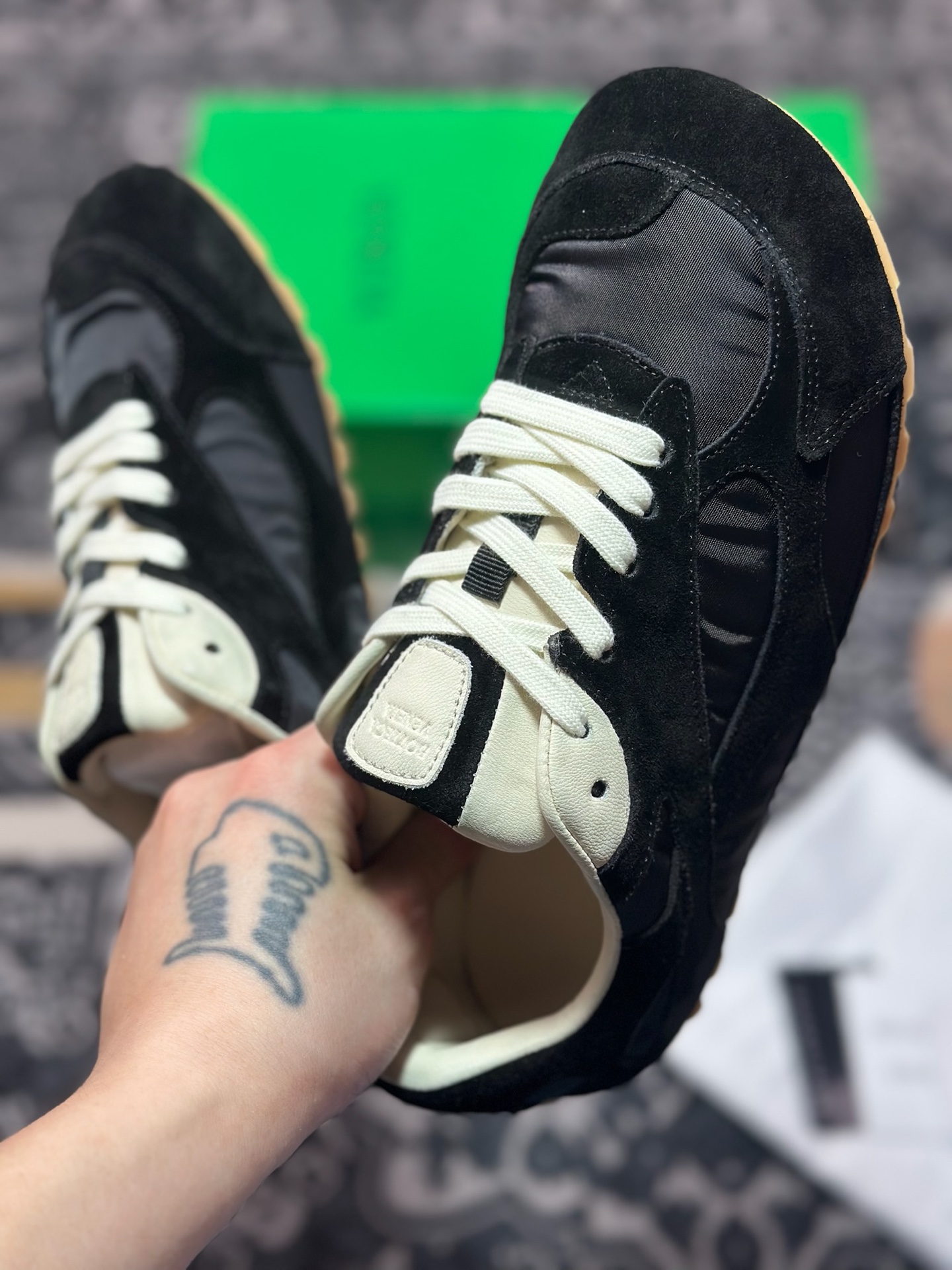 B9360 原装级别 Bottega Veneta 葆蝶家BV最新款Orbit Flash系列 情侣款 复古 芭蕾舞 休闲 运动鞋 跑步 阿甘鞋