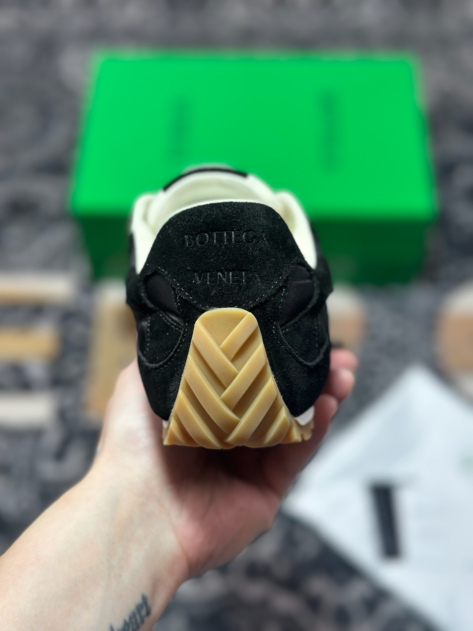 B9360 原装级别 Bottega Veneta 葆蝶家BV最新款Orbit Flash系列 情侣款 复古 芭蕾舞 休闲 运动鞋 跑步 阿甘鞋