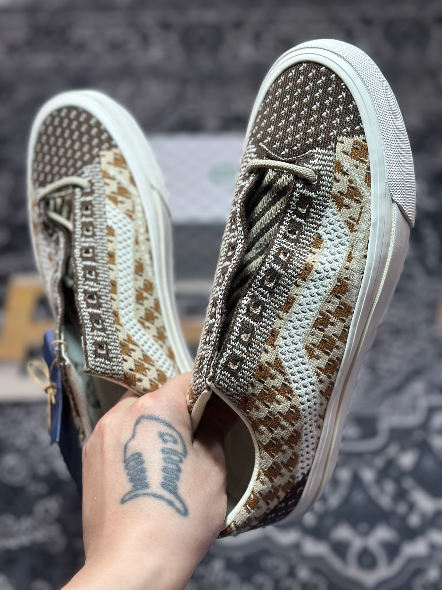 A3150 Vans Old Skool 36 EK 编织系列 Vans Premium 高阶支线 VN000D51DMV 棕色 VN000D8HEBR 蓝色