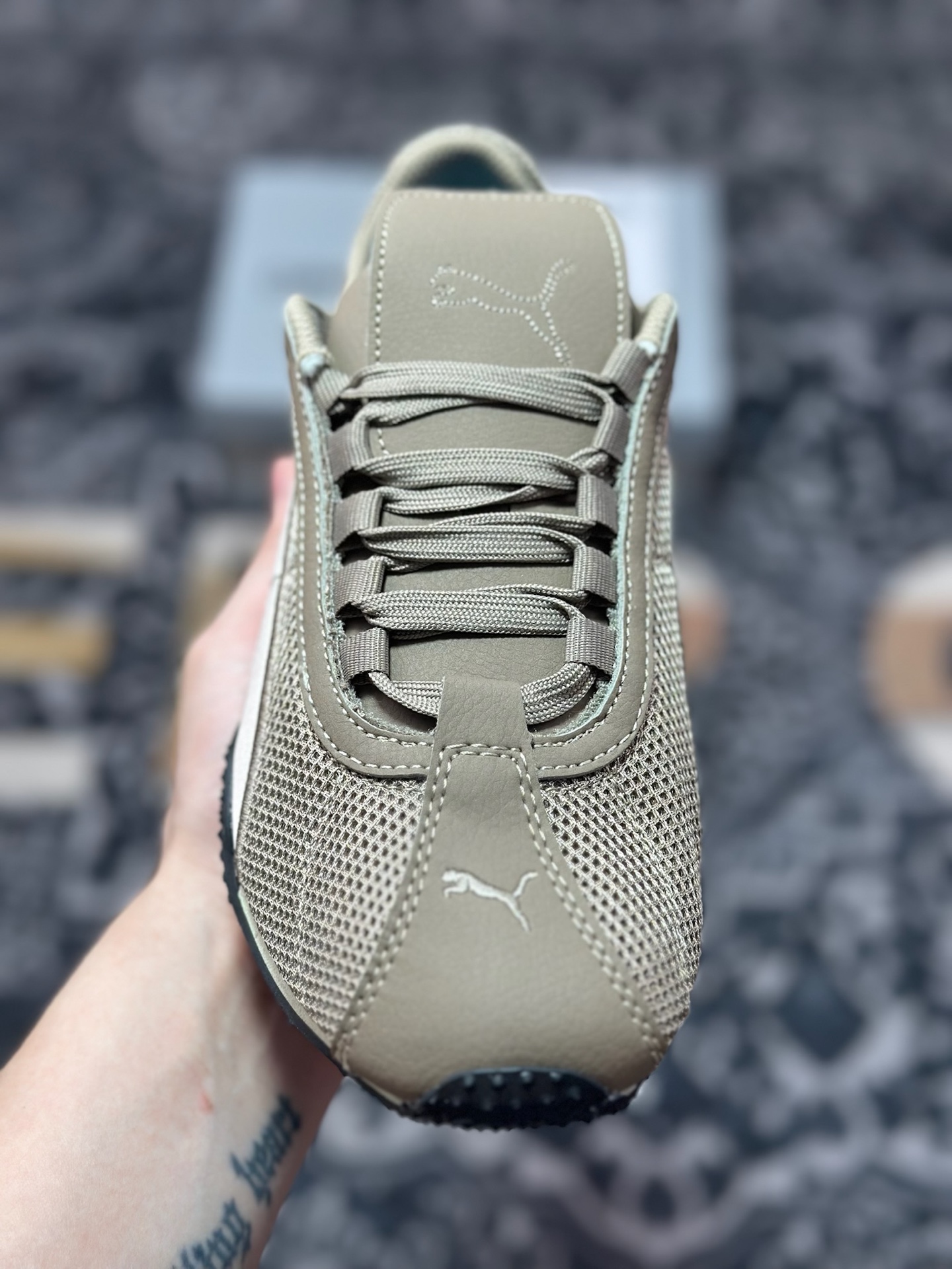 A4170 原装级别 Open Yy x Puma H-Street 褐色 联名款薄底低帮专业越野德训鞋 405046-02