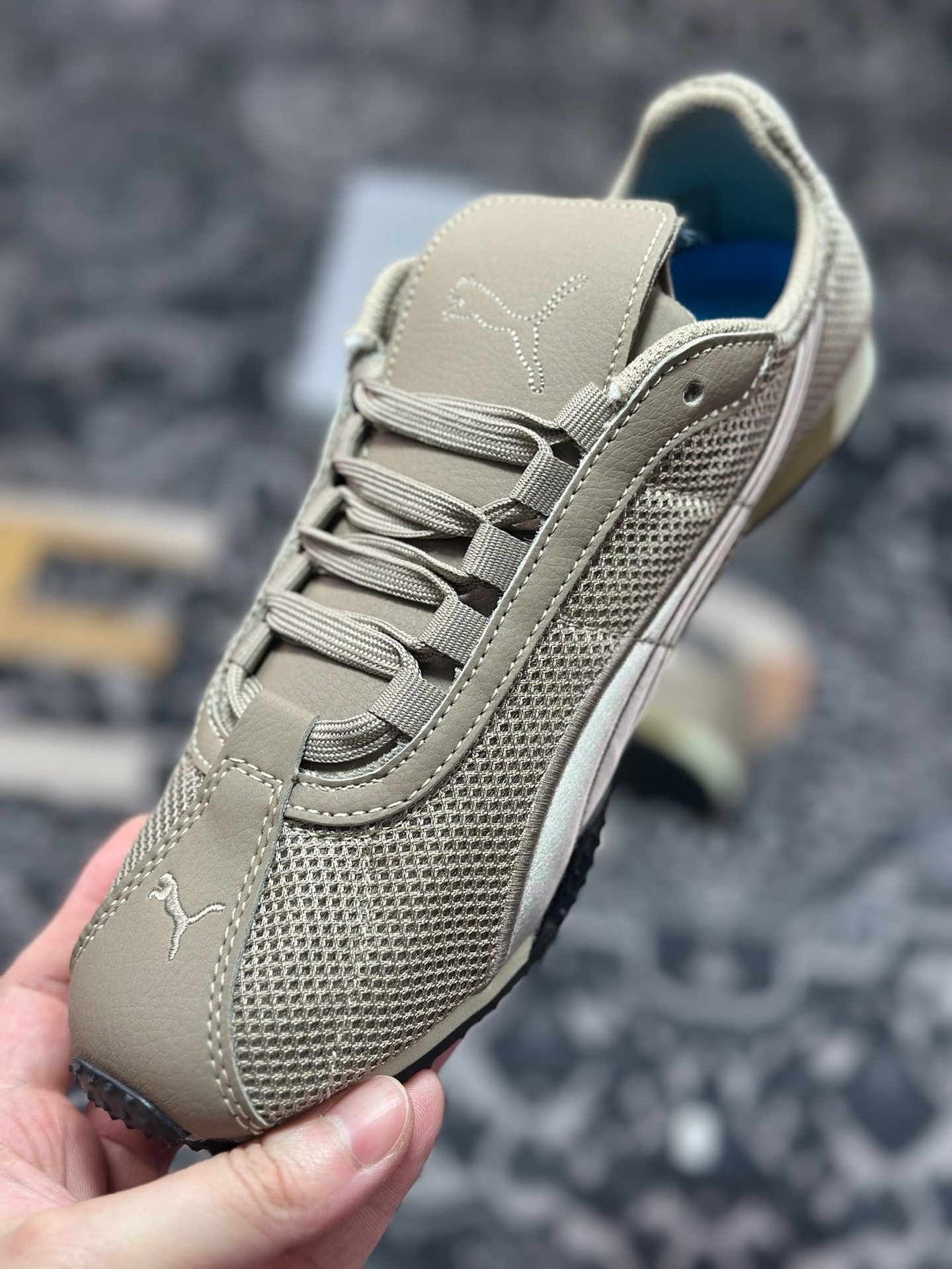 A4170 原装级别 Open Yy x Puma H-Street 褐色 联名款薄底低帮专业越野德训鞋 405046-02