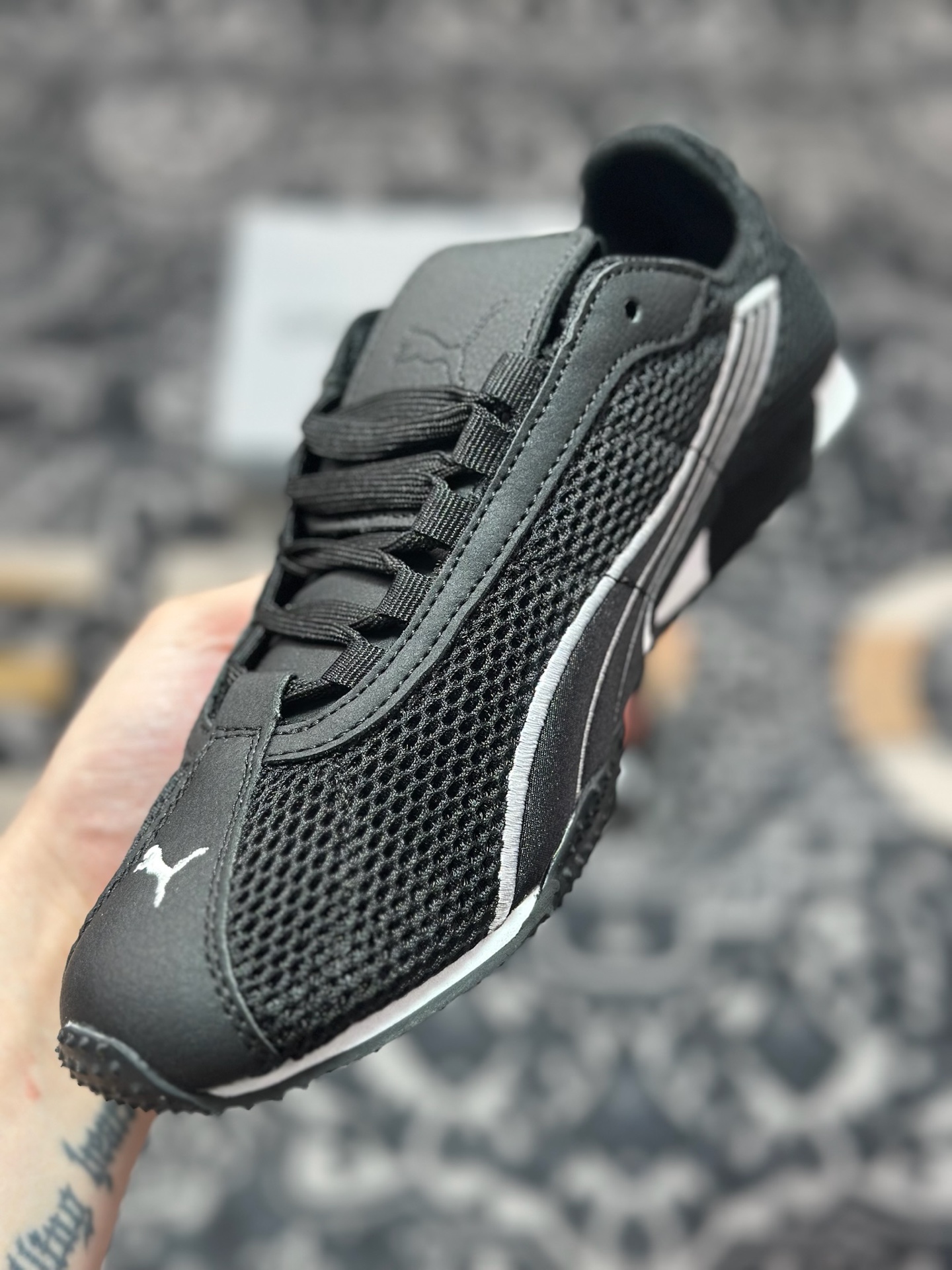 A4170 原装级别 Open Yy x Puma H-Street 黑色 联名款薄底低帮专业越野德训鞋 405046-04