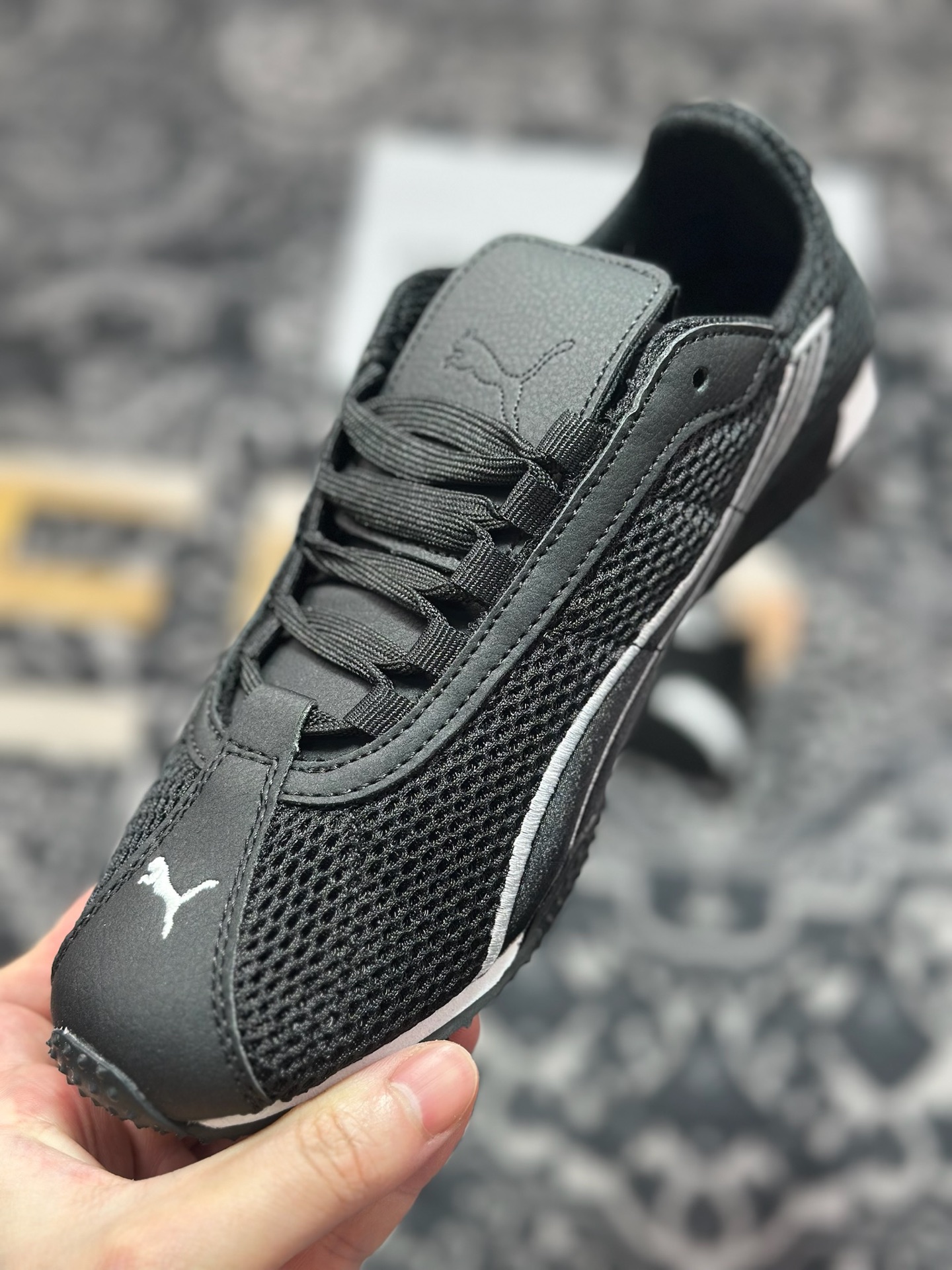 A4170 原装级别 Open Yy x Puma H-Street 黑色 联名款薄底低帮专业越野德训鞋 405046-04