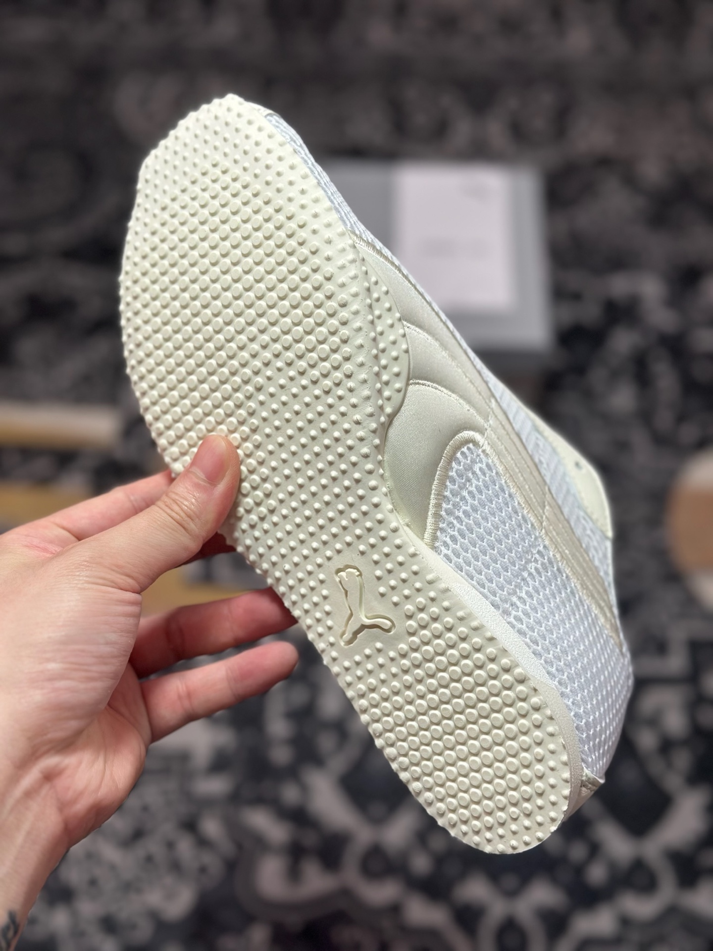 A4170 原装级别 Open Yy x Puma H-Street 米白 联名款薄底低帮专业越野德训鞋 405046-01