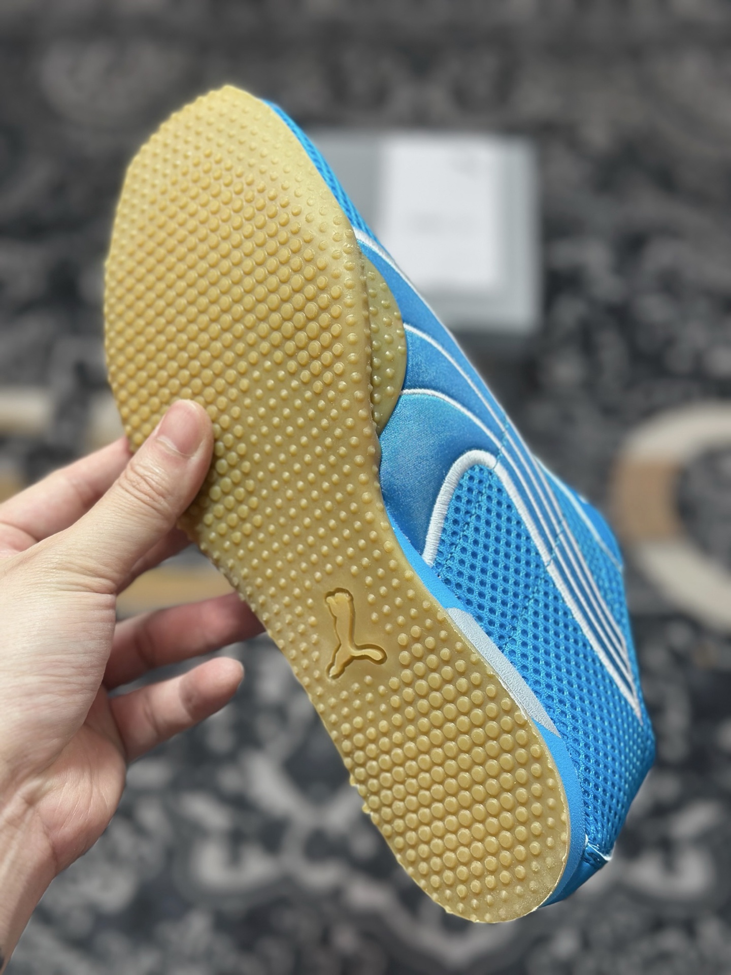 A4170 原装级别 Open Yy x Puma H-Street 宝蓝 联名款薄底低帮专业越野德训鞋 405046-03