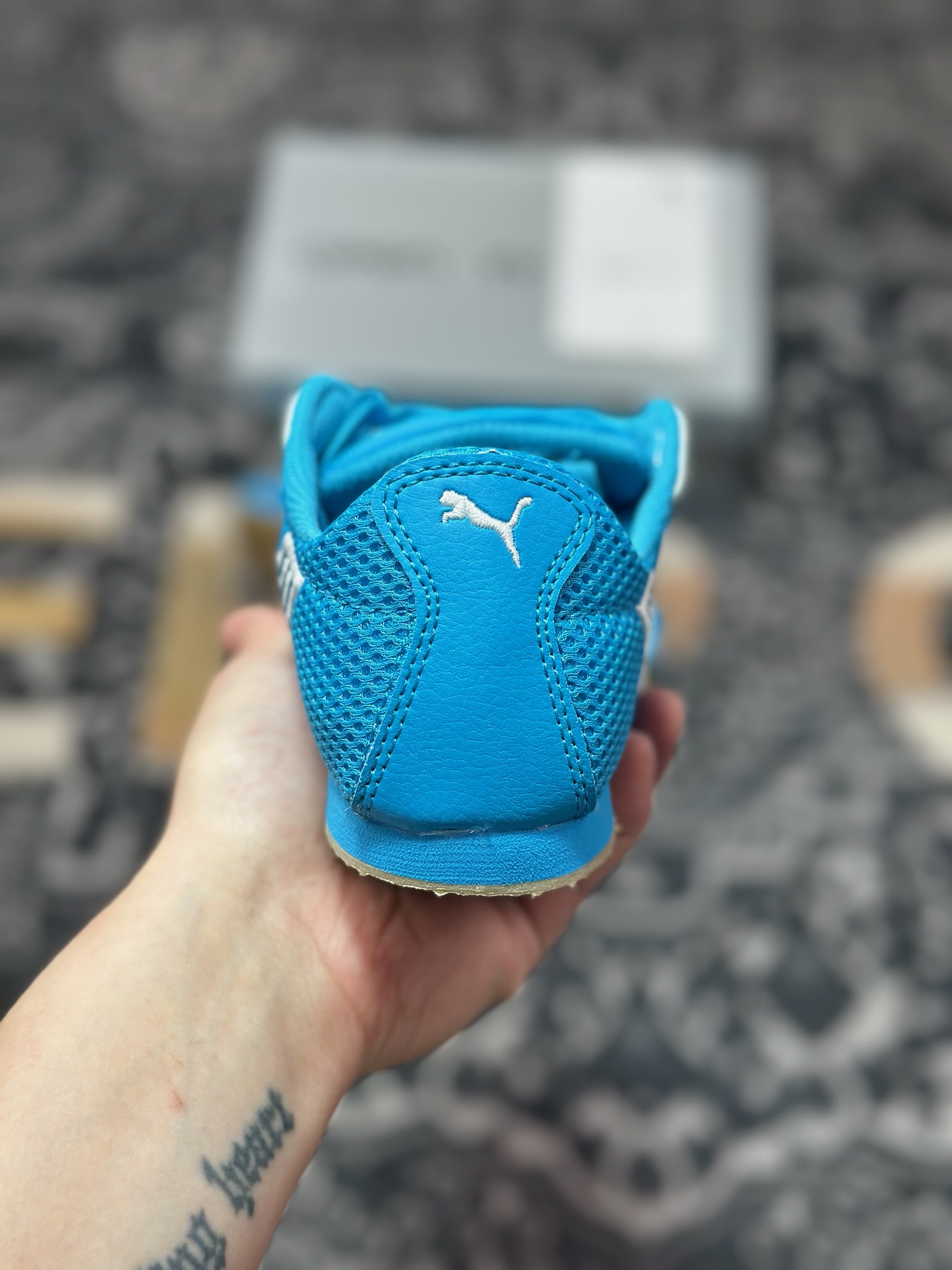 A4170 原装级别 Open Yy x Puma H-Street 宝蓝 联名款薄底低帮专业越野德训鞋 405046-03