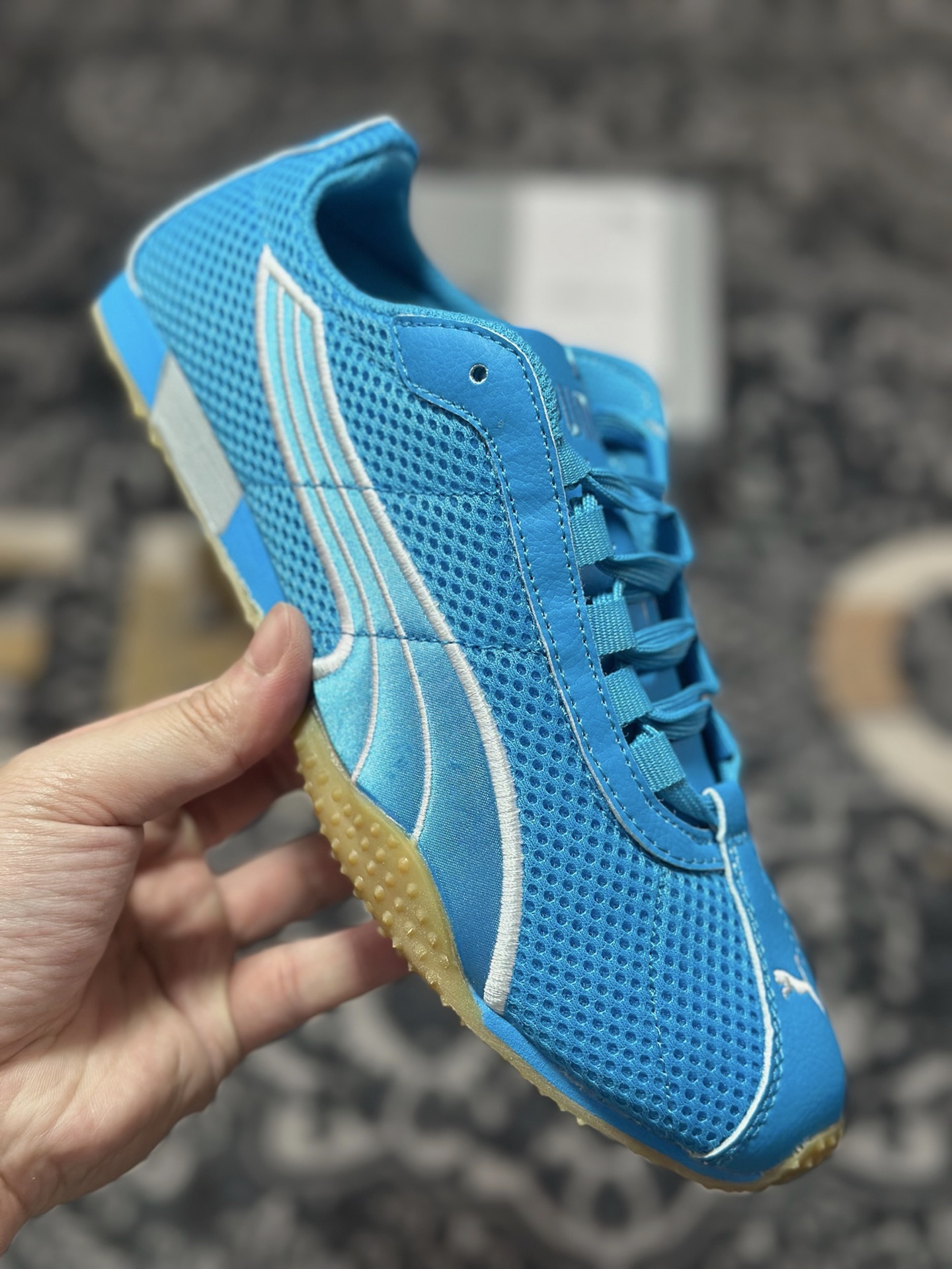 A4170 原装级别 Open Yy x Puma H-Street 宝蓝 联名款薄底低帮专业越野德训鞋 405046-03