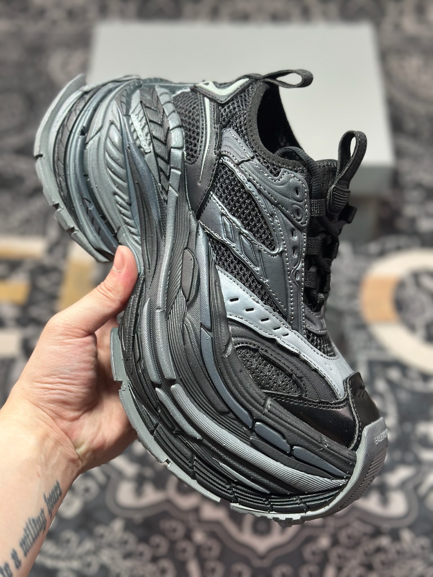 C7420 优选 原装级别#Balenciaga 巴黎世家 Platform 厚底复古老爹鞋