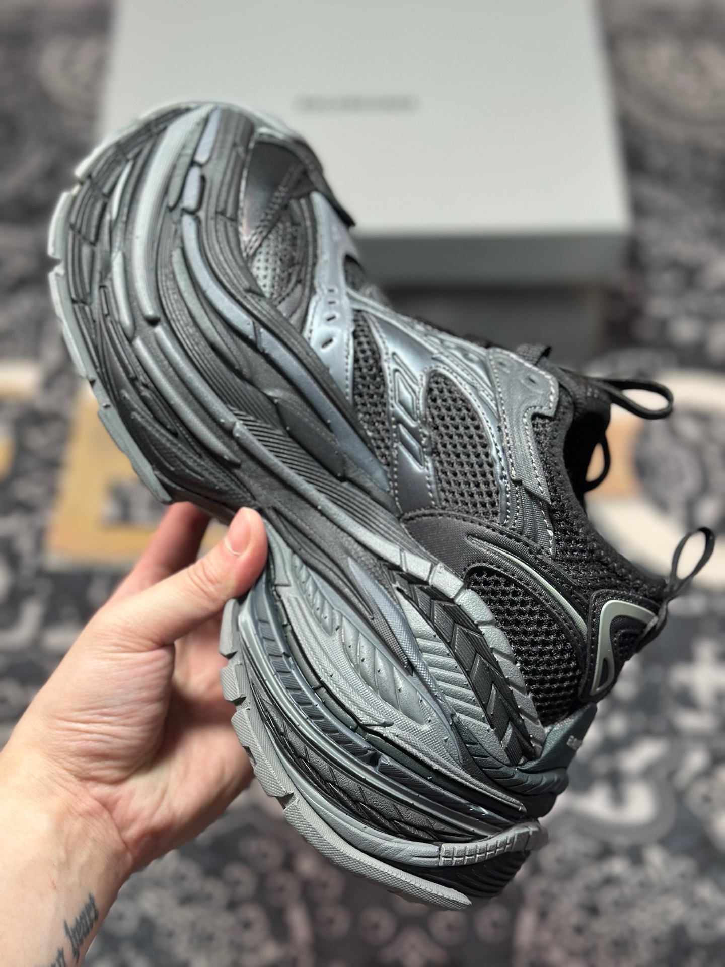 C7420 优选 原装级别#Balenciaga 巴黎世家 Platform 厚底复古老爹鞋