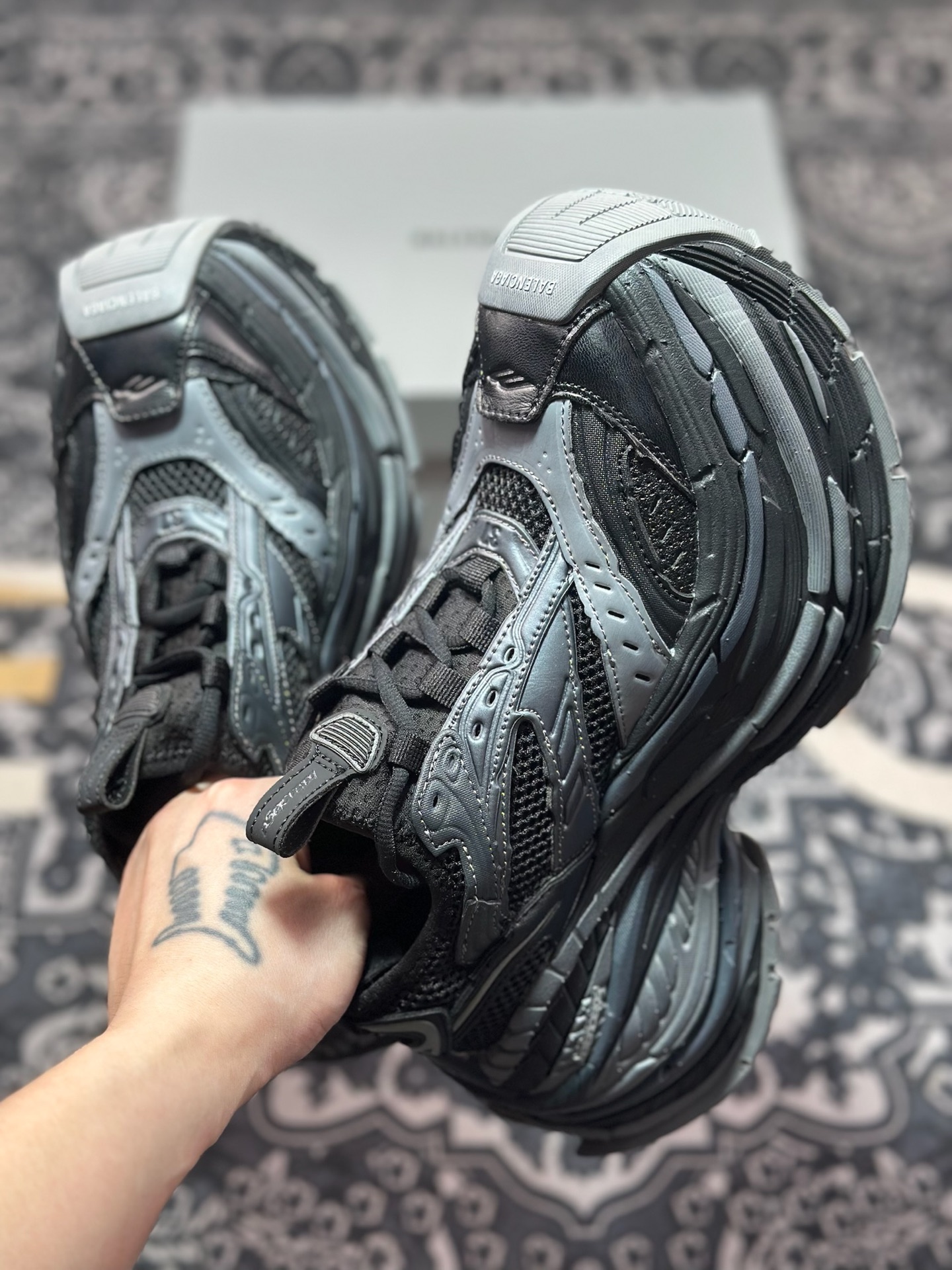 C7420 优选 原装级别#Balenciaga 巴黎世家 Platform 厚底复古老爹鞋